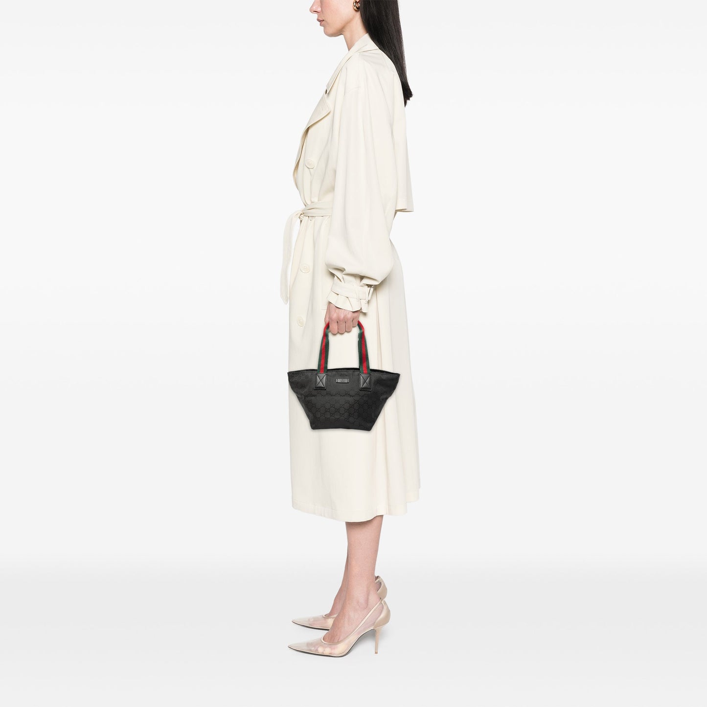 Gucci GG Nylon Web Tote