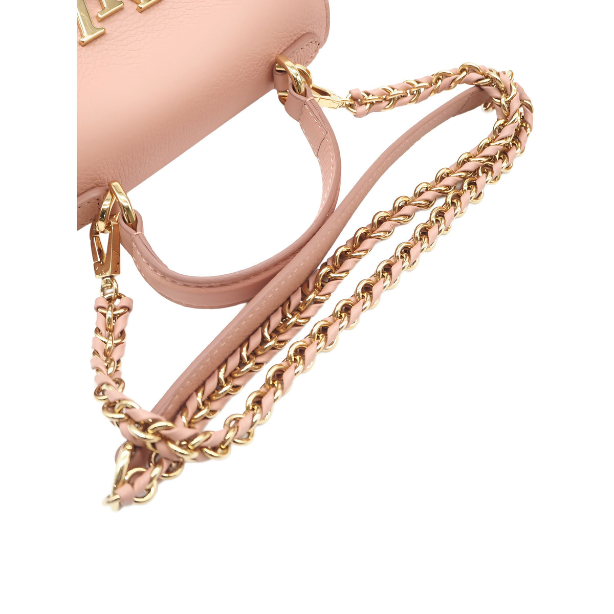 Louis Vuitton Taurillon Mini LockMe Ever — Pink
