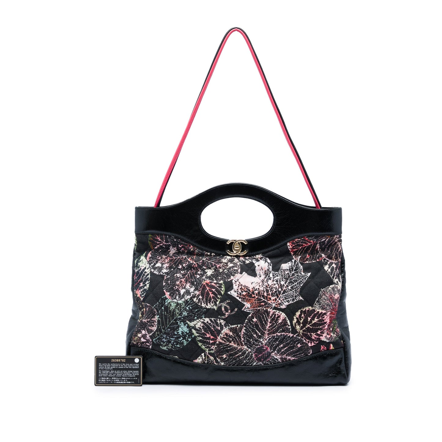 Chanel Large Printed Canvas and Glazed Calfskin 31 Shopping Bag
