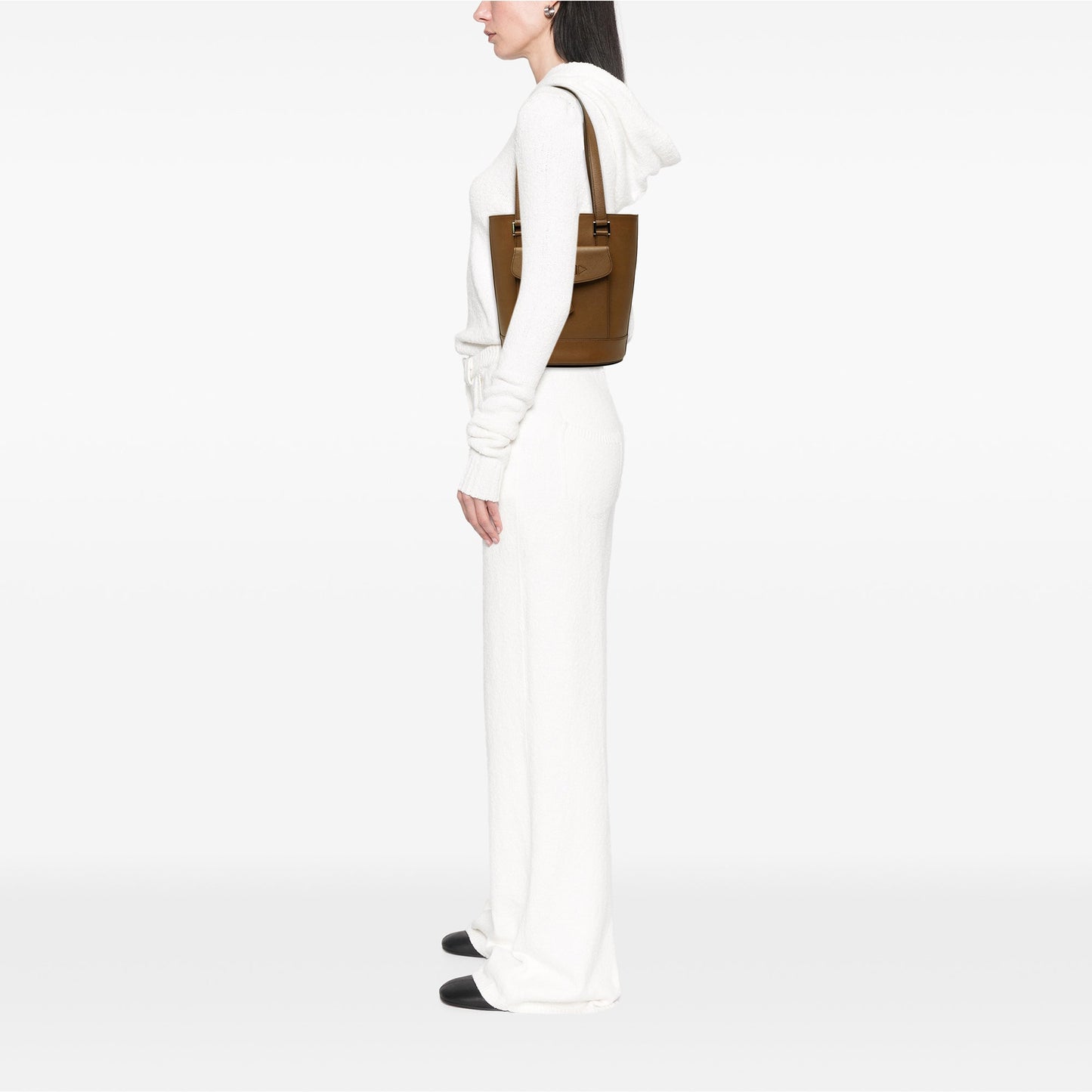 Burberry Leather Bucket Bag