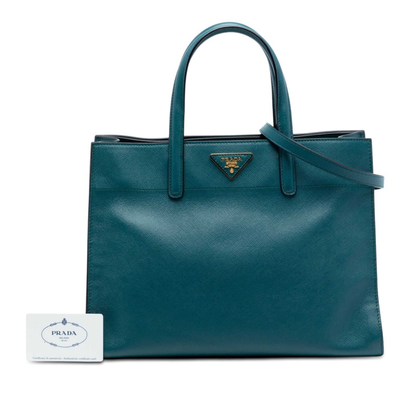 Saffiano Soft Triple Pocket Tote