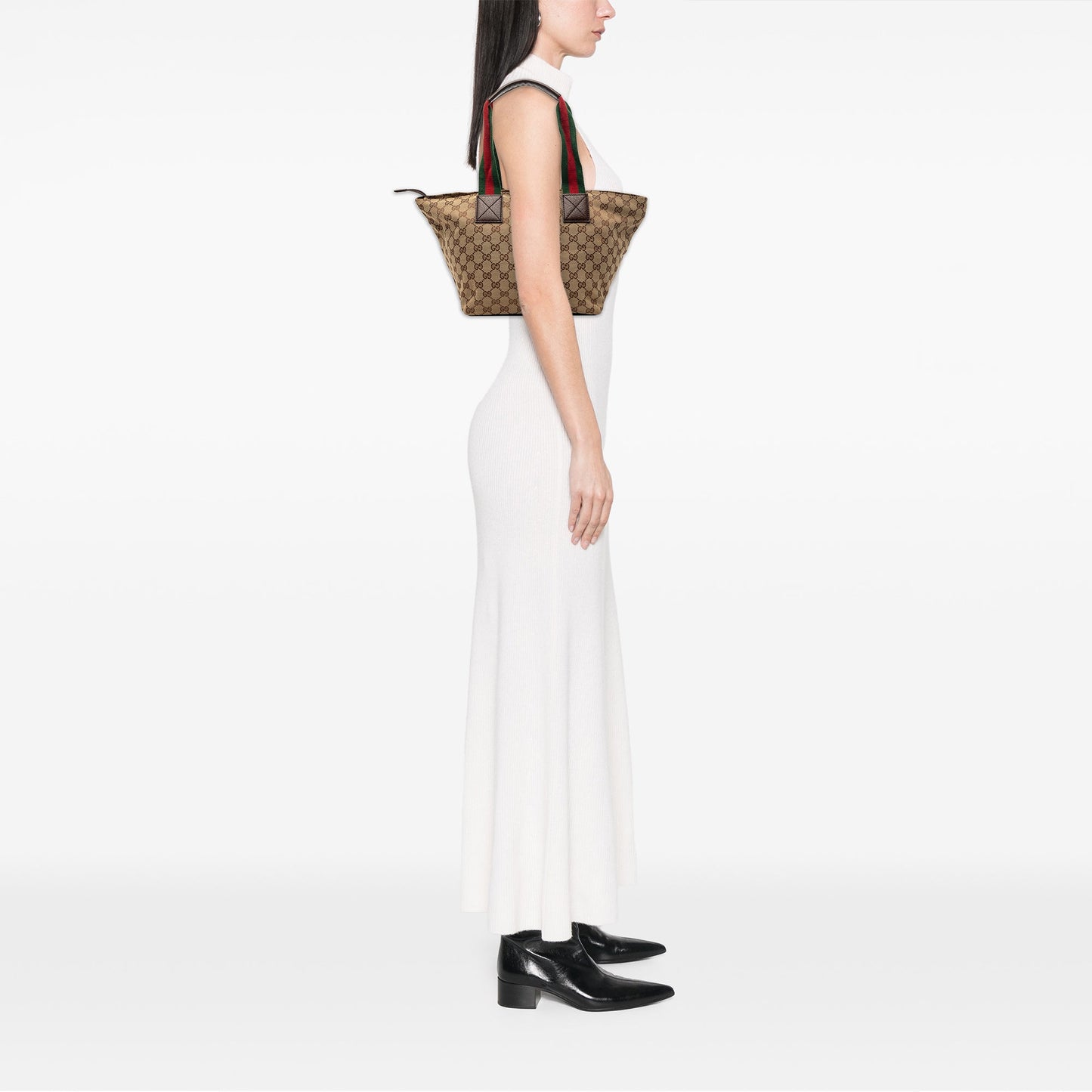 Gucci GG Canvas Web Tote