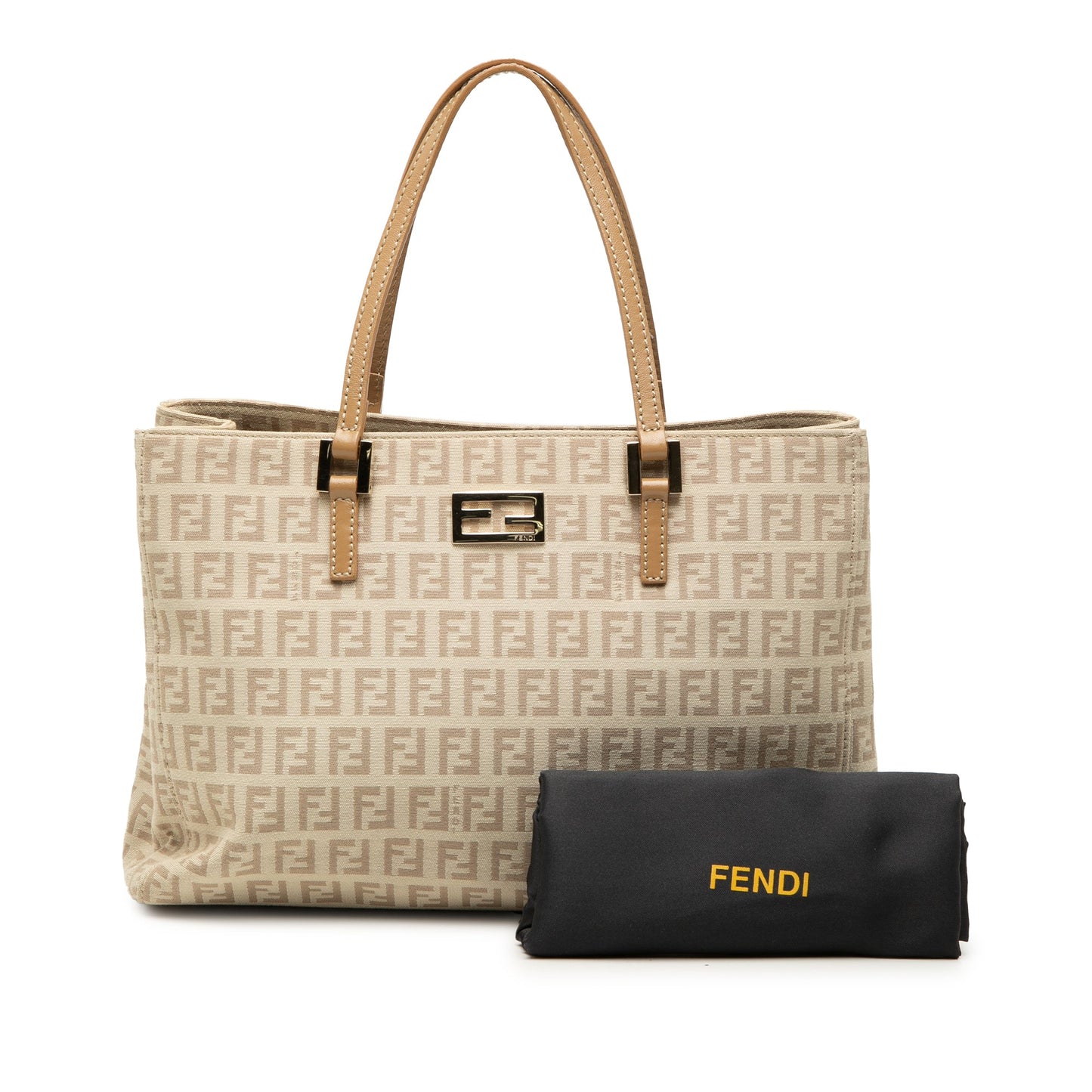 Fendi Small Zucchino Canvas Tote