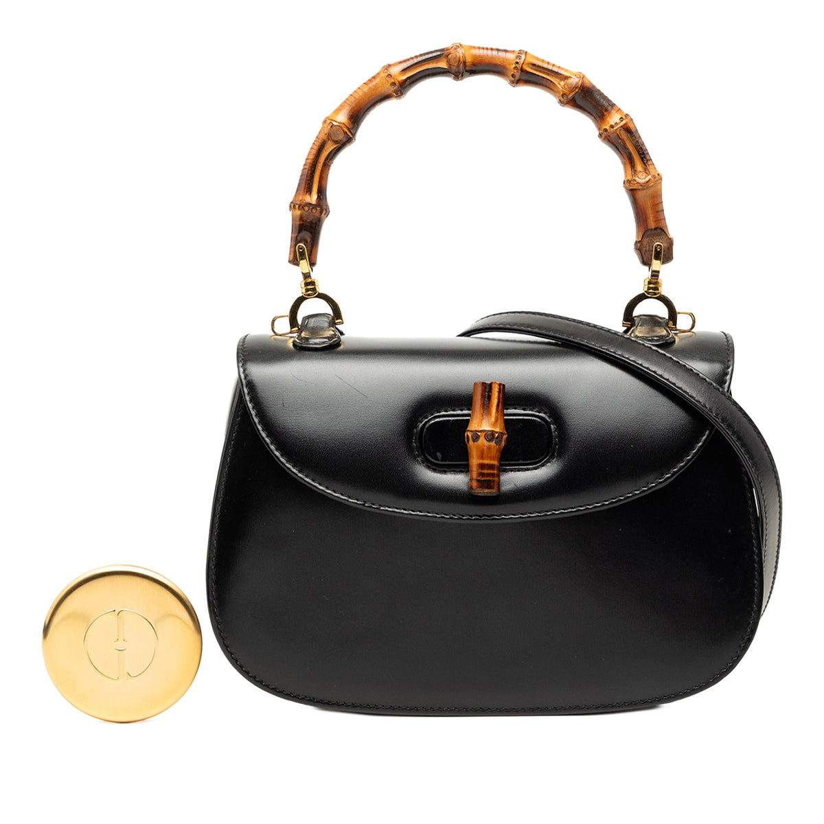 Gucci Small Calfskin Bamboo Night