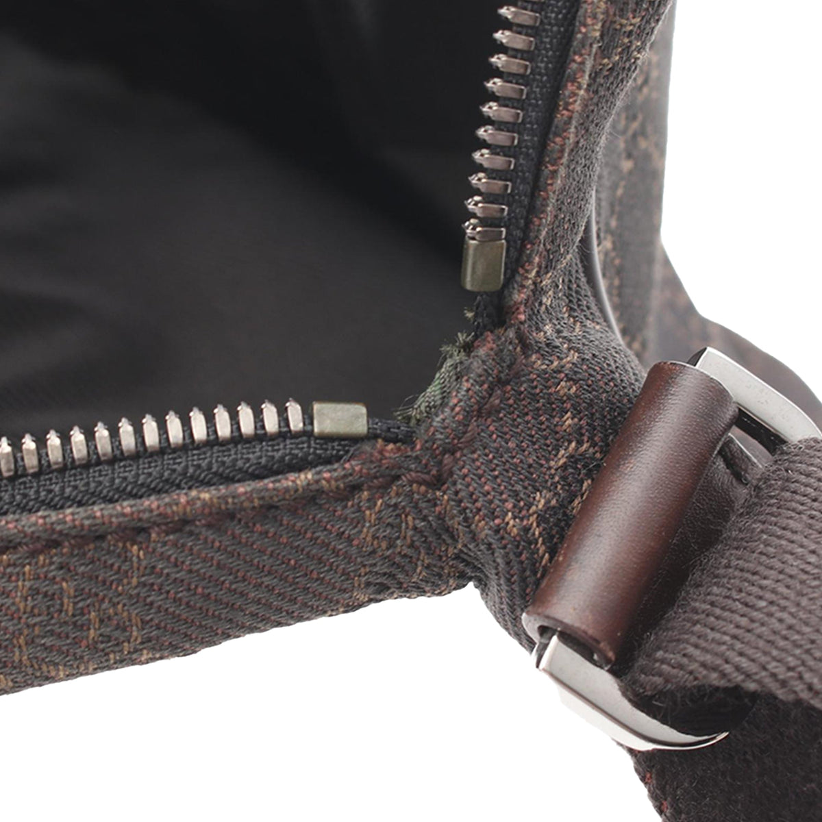 Gucci GG Canvas Crossbody — Brown