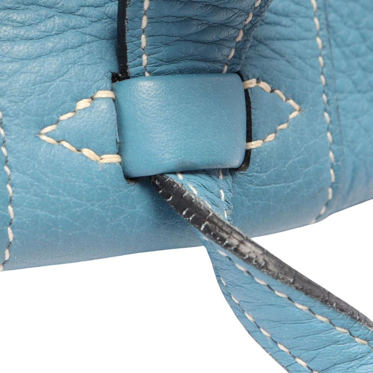Hermès Clemence Intercity Vanity Bag — Blue