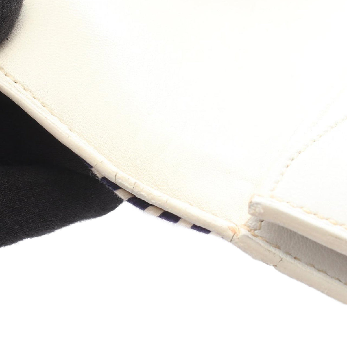 Hermès Leather Envelope Clutch — White