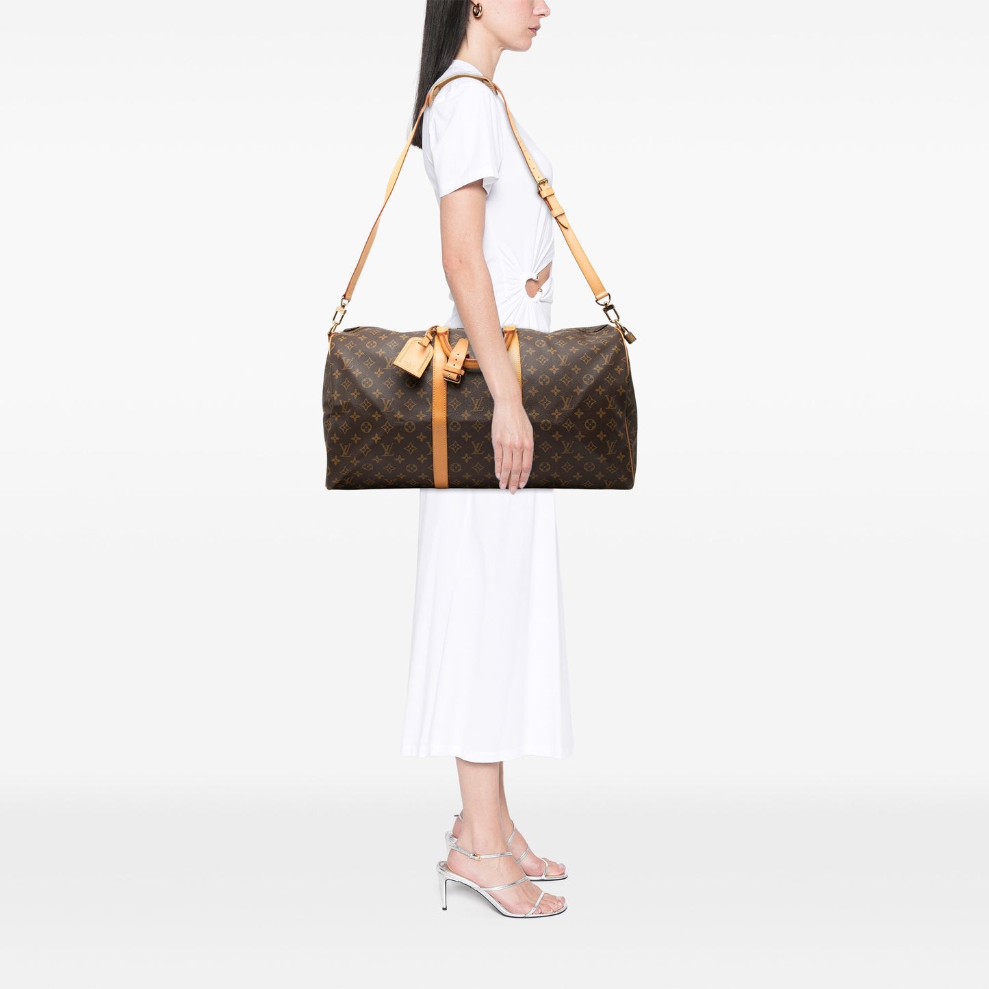Louis Vuitton Monogram Keepall Bandouliere 55