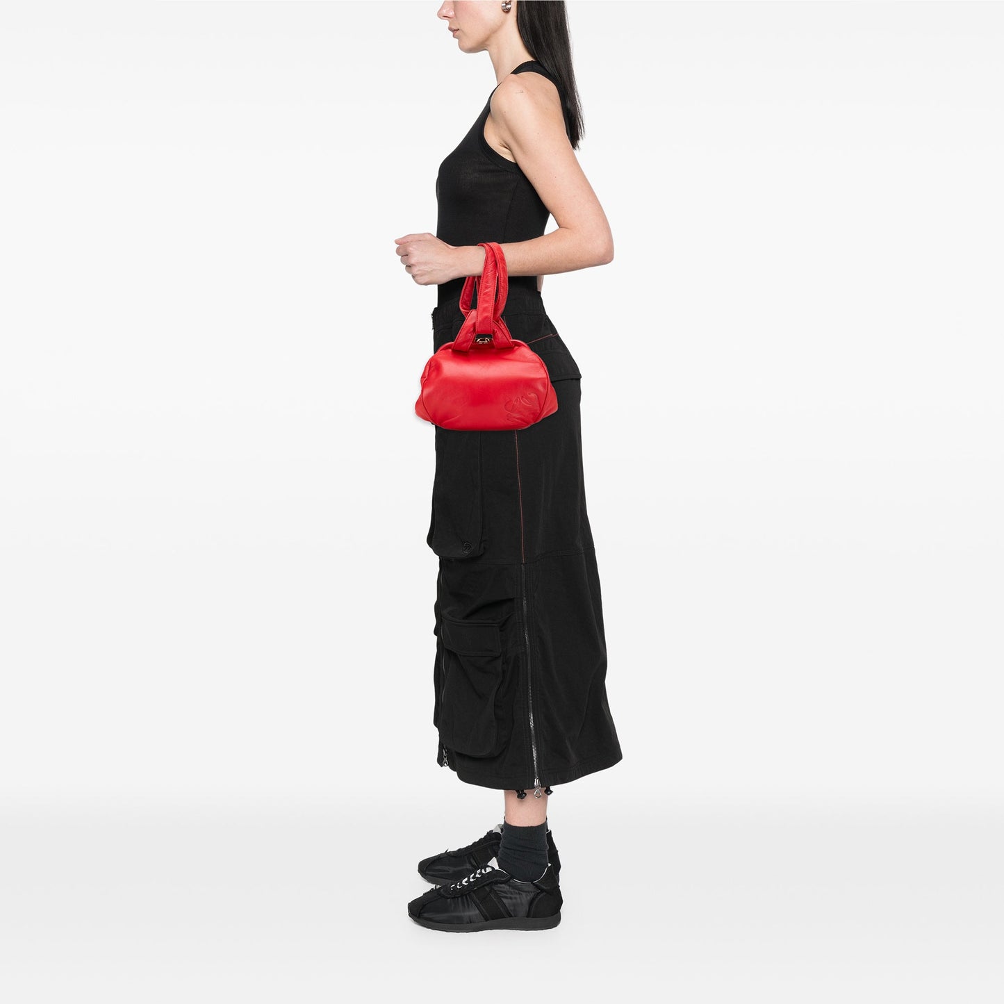 LOEWE Leather Anagram Frame Handbag
