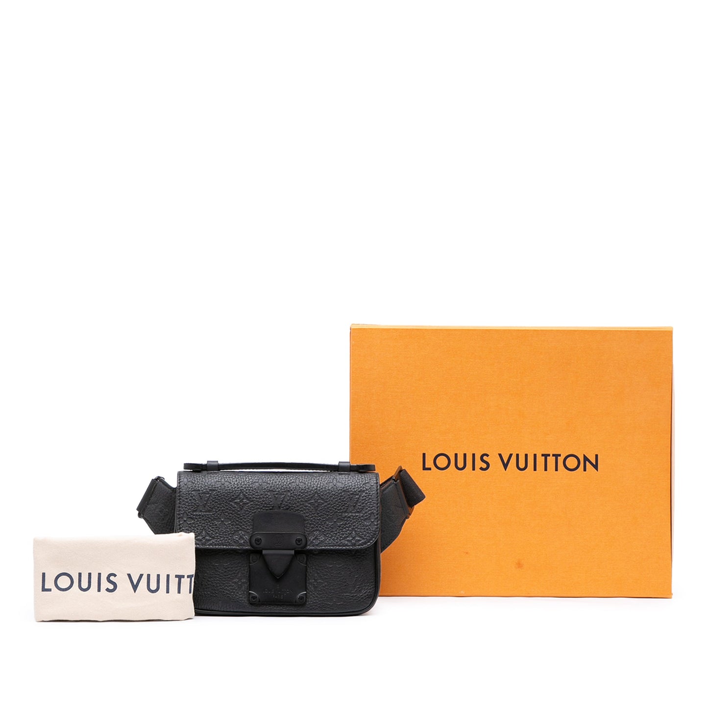 Louis Vuitton Monogram Taurillon S Lock Sling Bag