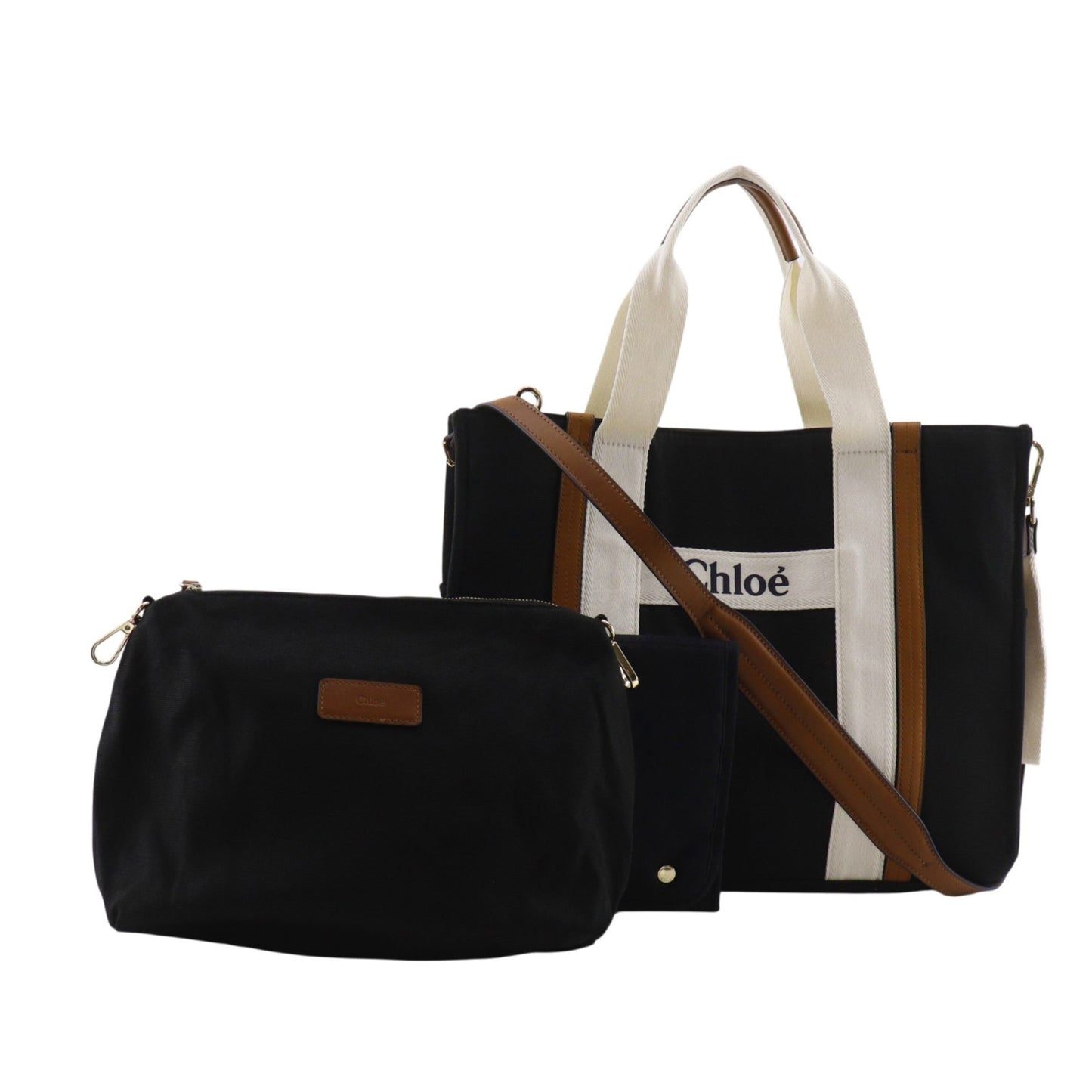 Chloé Canvas Diaper Bag