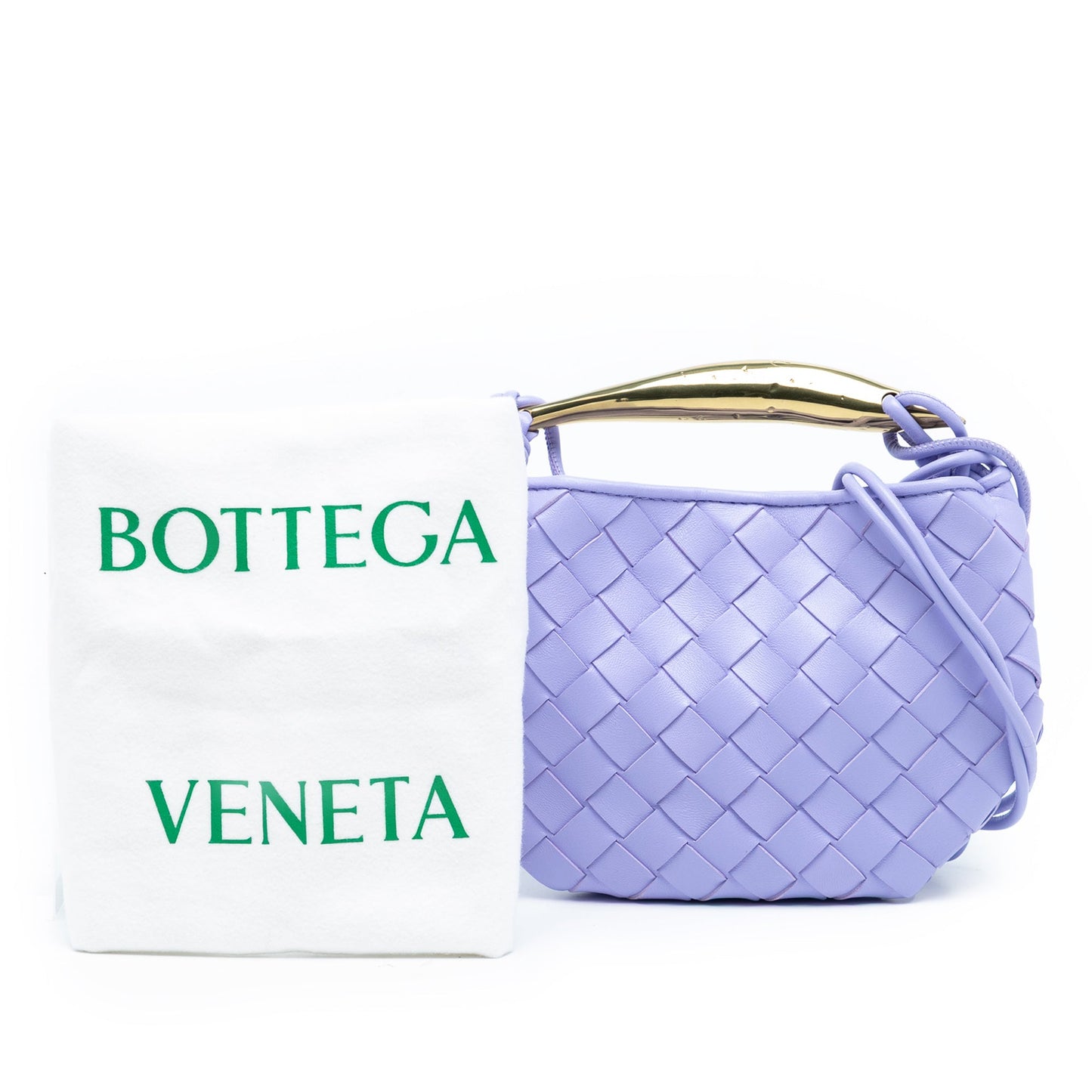 Bottega Veneta Baby Lambskin Intrecciato Sardine Bag