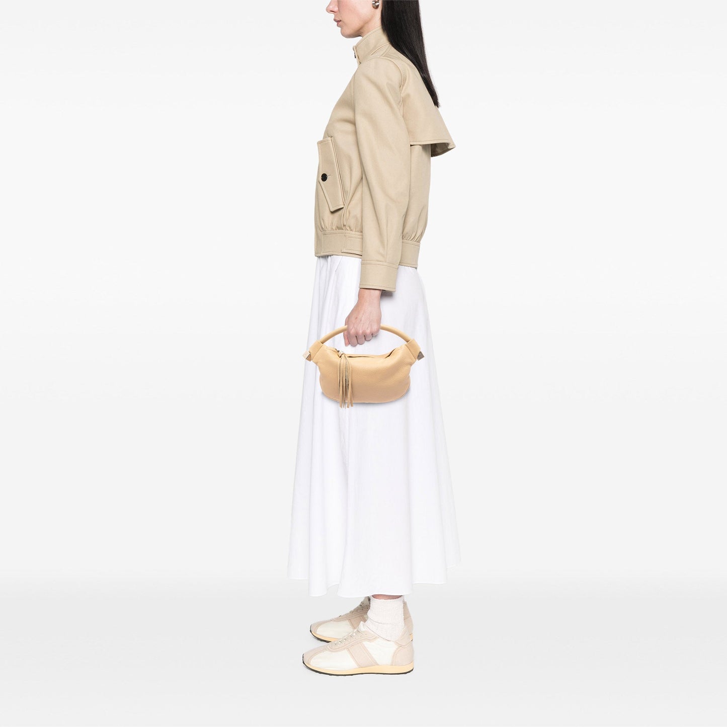 CC Calfskin Tassel Hobo