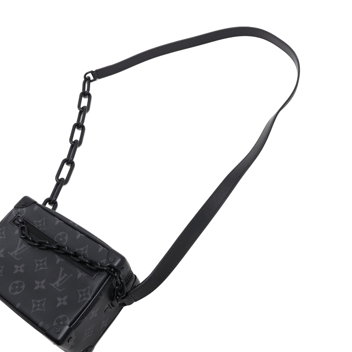 Louis Vuitton Monogram Eclipse Mini Soft Trunk — Black