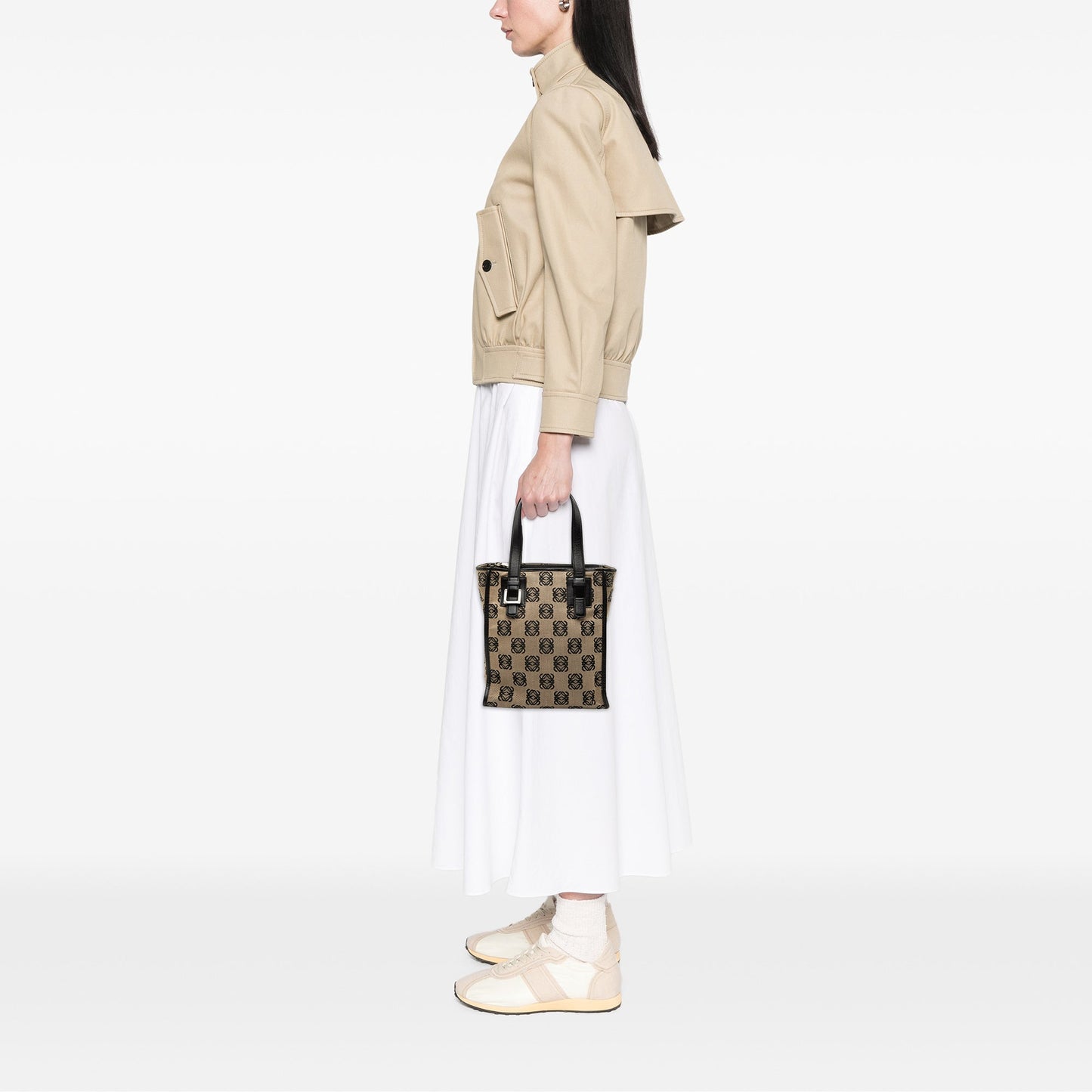 LOEWE Anagram Canvas Handbag
