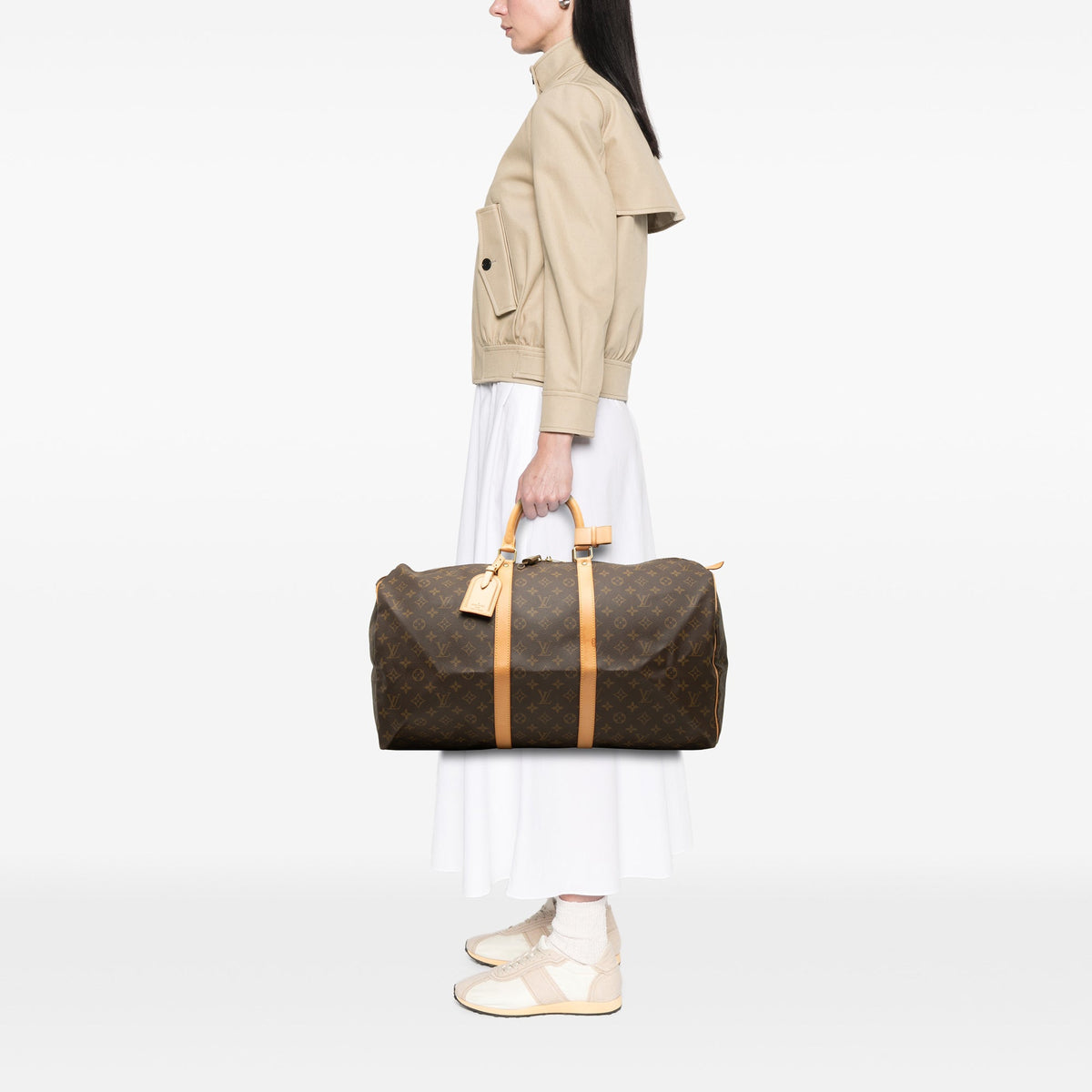 Louis Vuitton Monogram Keepall 55 — Brown