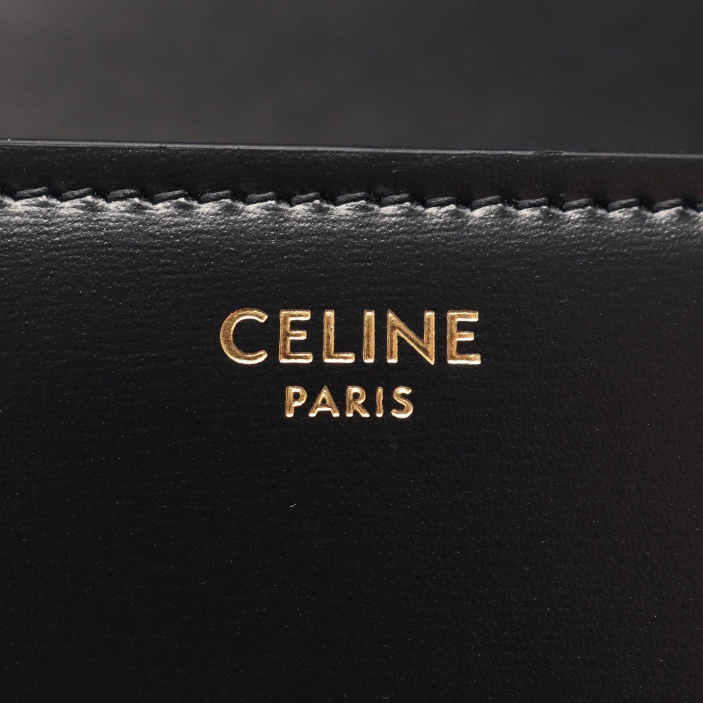 Celine Teen Shiny Calfskin Triomphe Crossbody