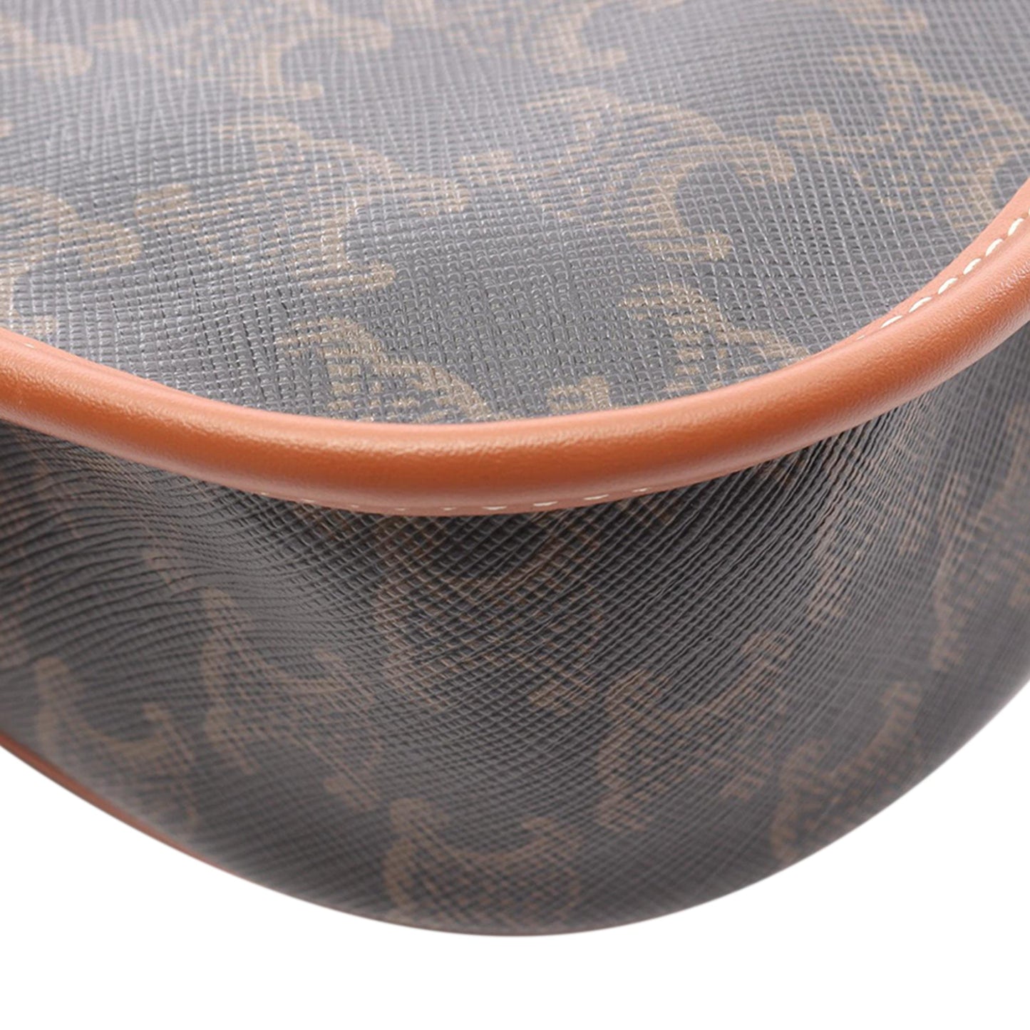 Celine Medium Triomphe Coated Canvas Folco Crossbody