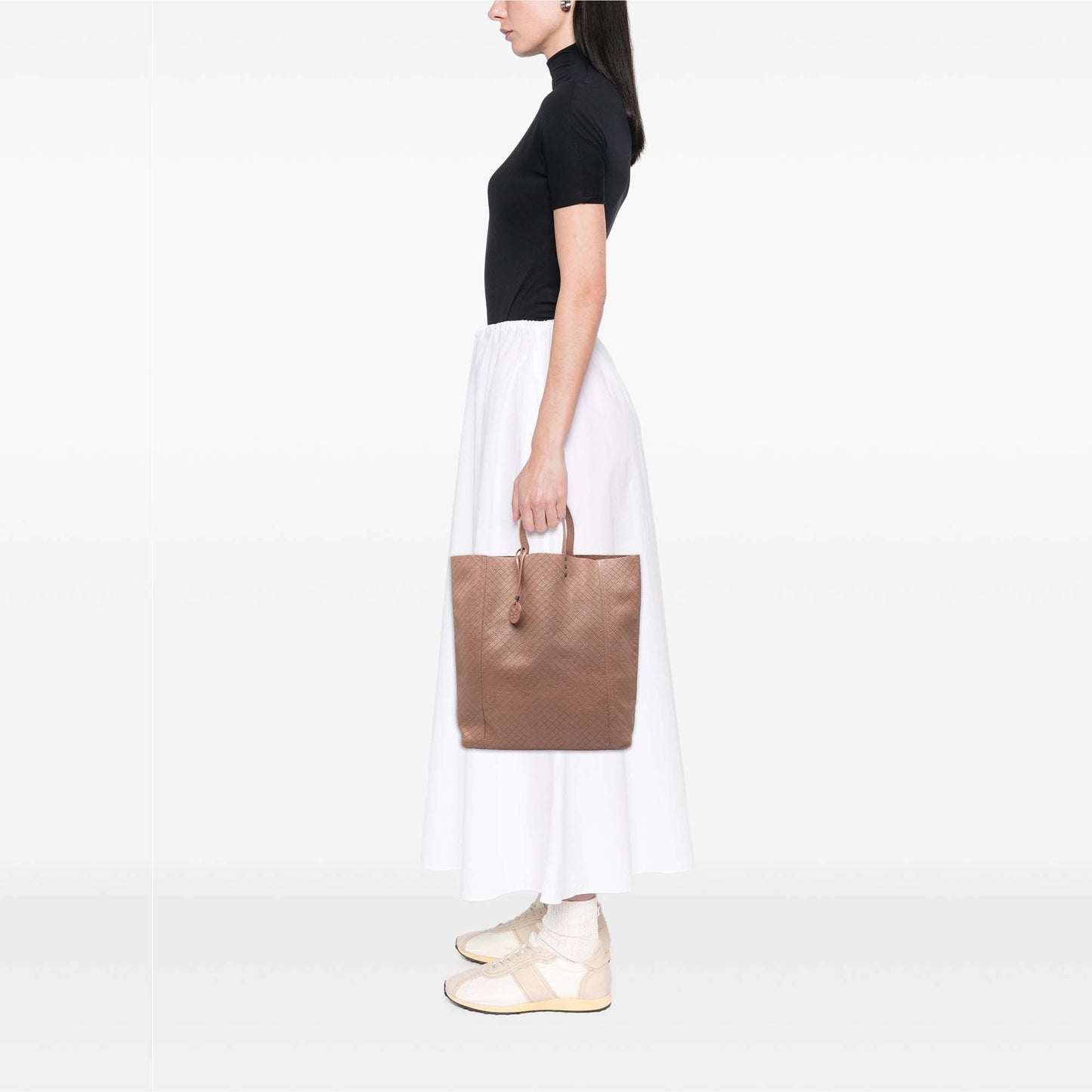 Bottega Veneta Leather Intrecciomirage Butterfly Tote