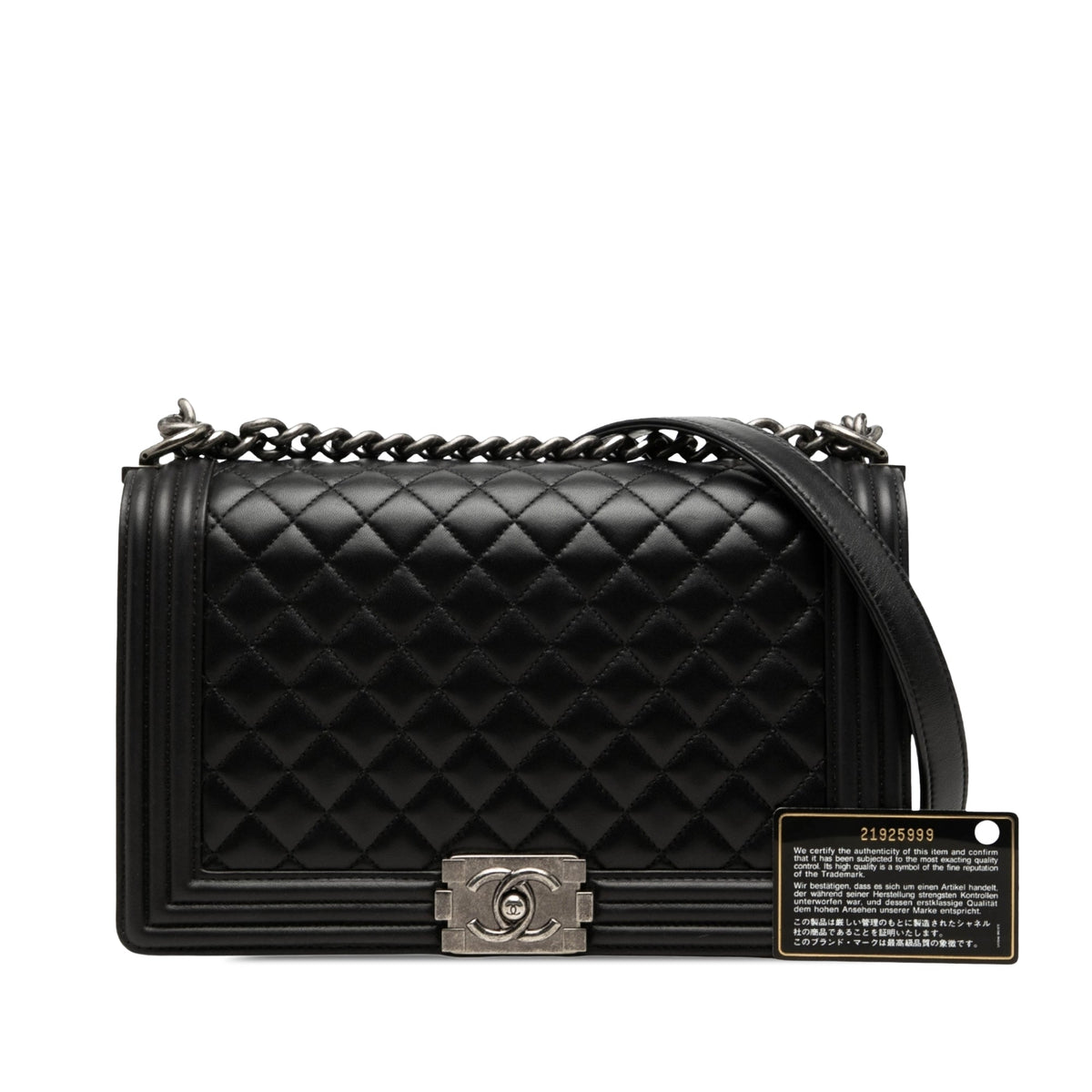 Chanel Medium Quilted Lambskin Boy Flap