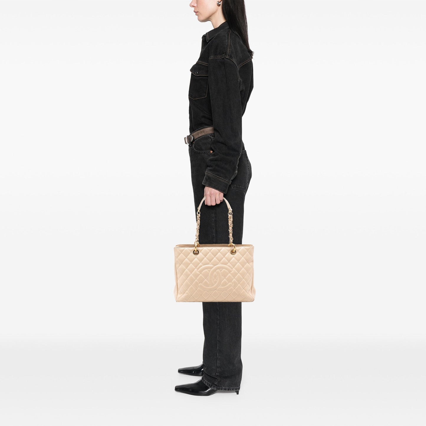 Chanel Caviar Grand Shopping Tote