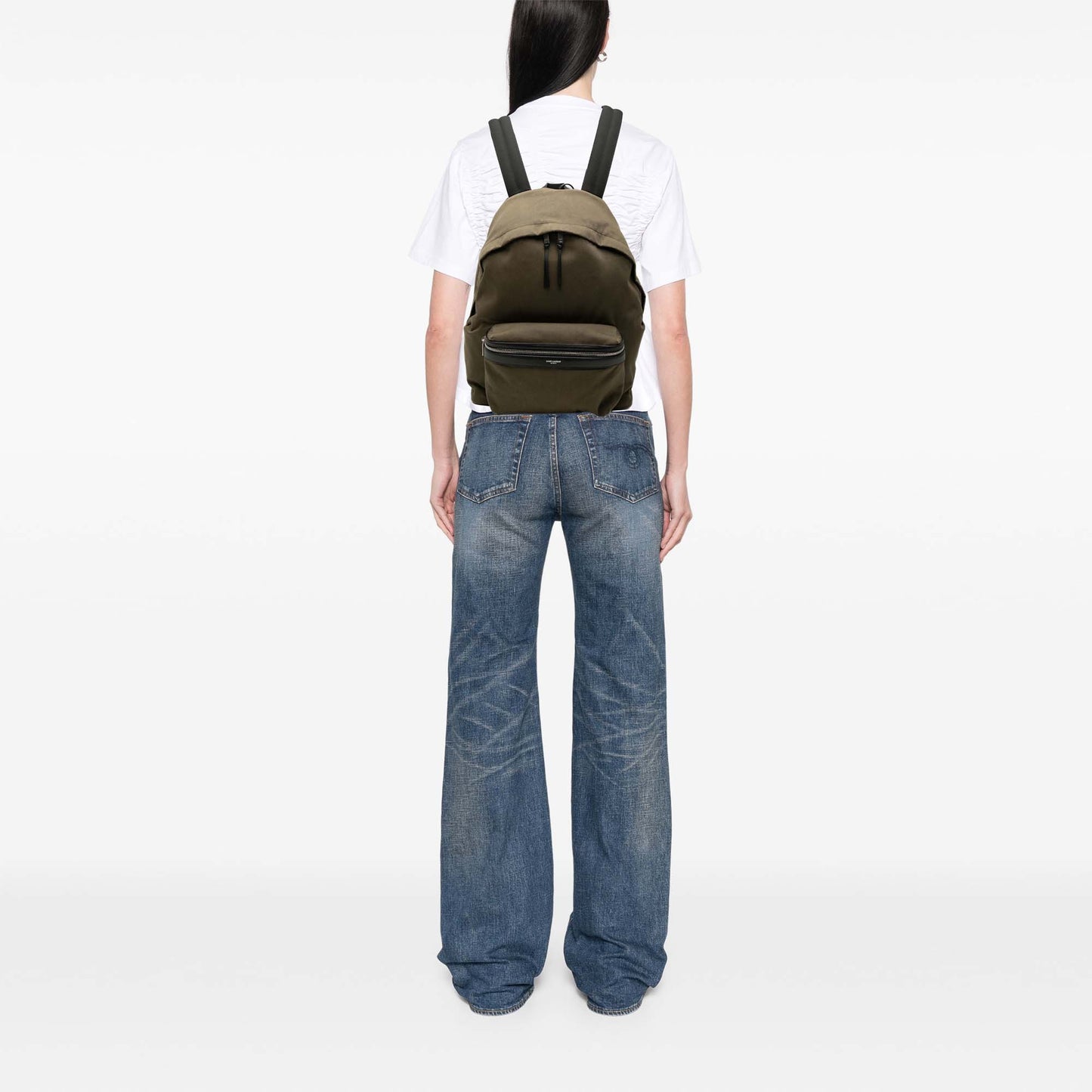 Saint Laurent Canvas City Backpack