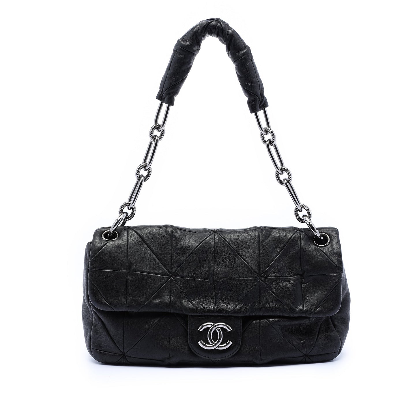 Chanel Quilted Lambskin Origami Soft Squares Flap