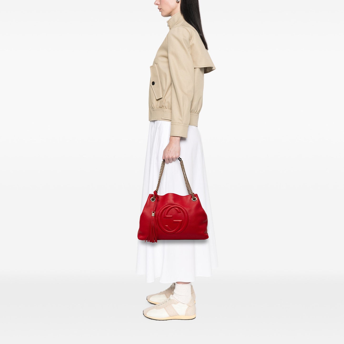 Gucci Medium Calfskin Soho Chain Tote