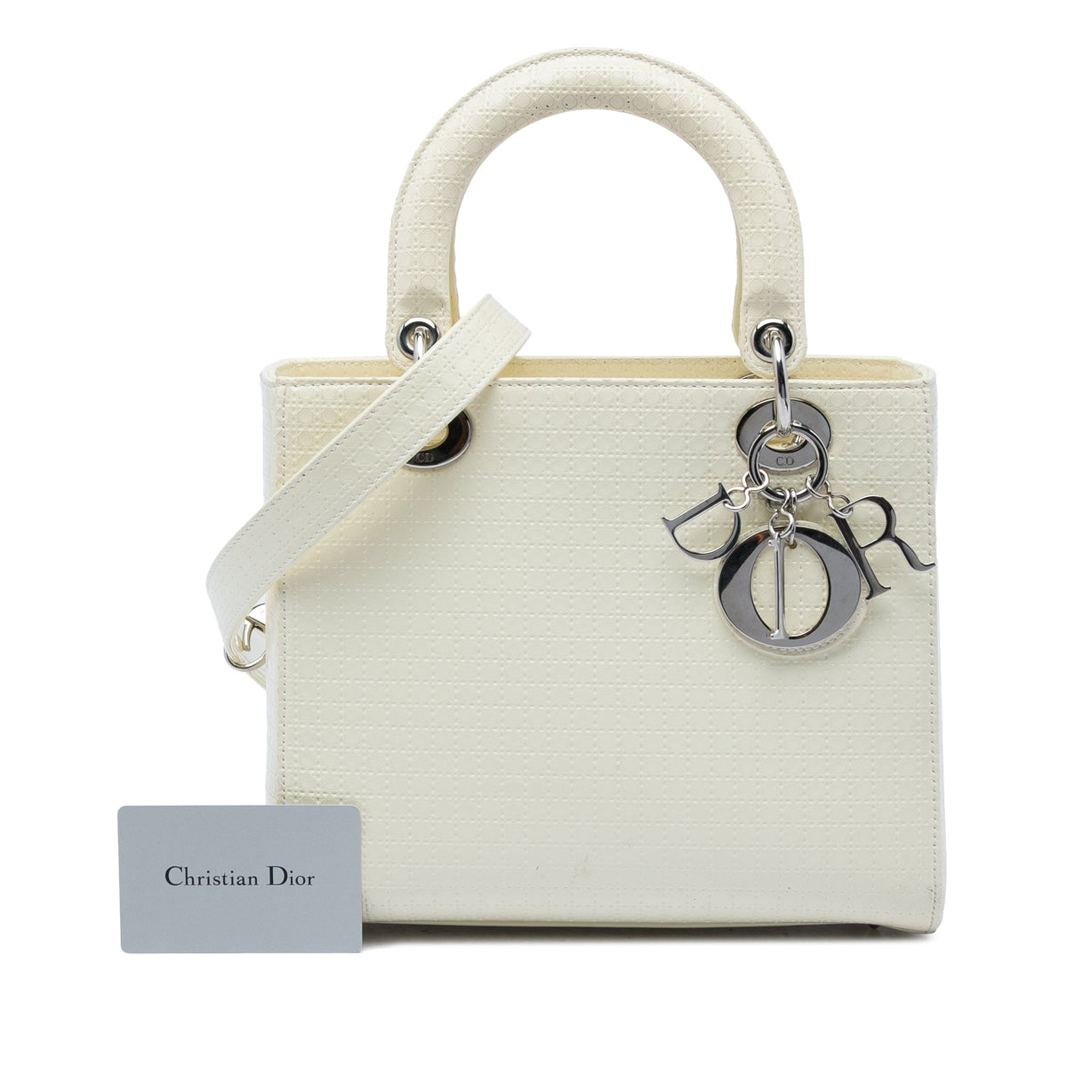 Dior Medium Patent Microcannage Lady Dior