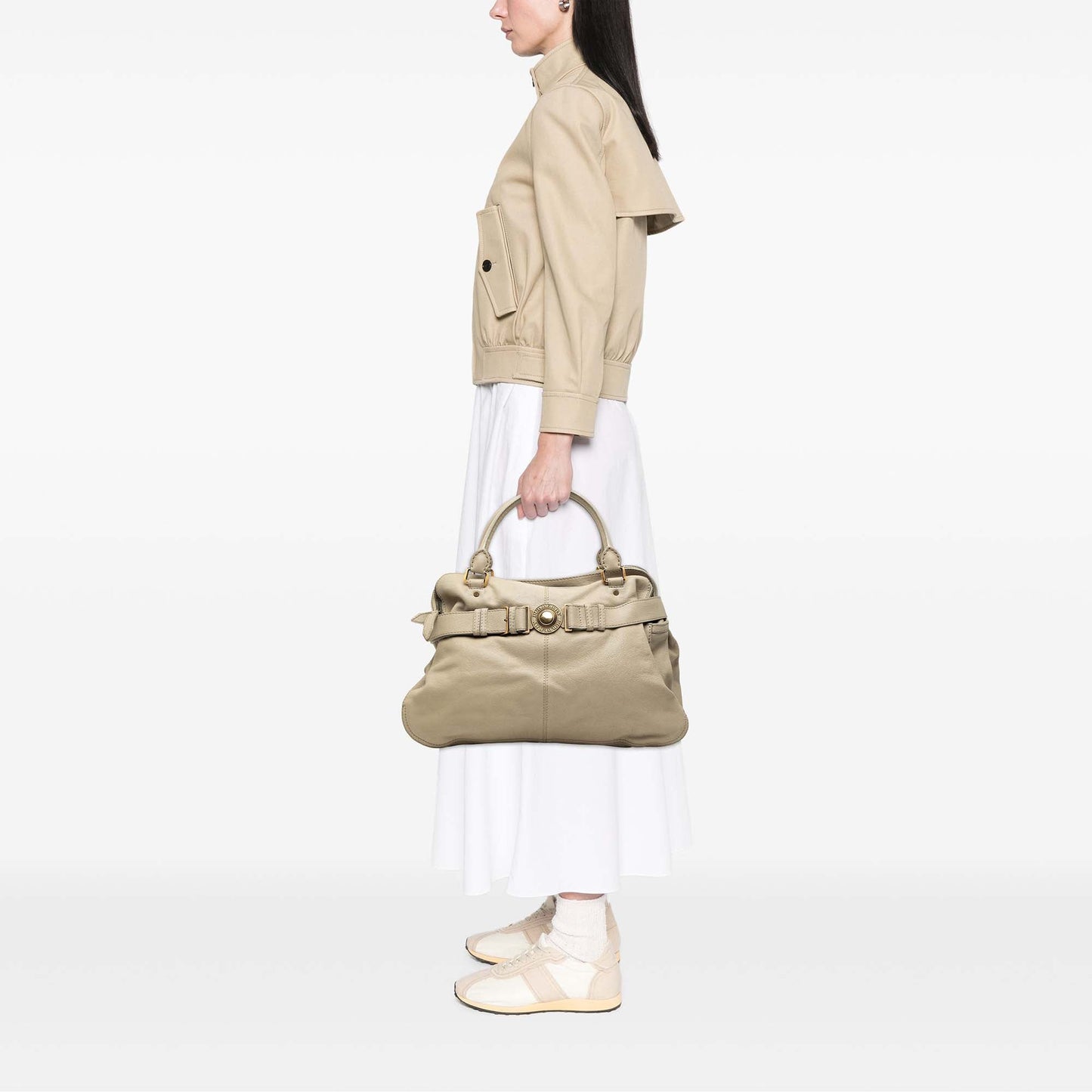 Burberry Leather Lambeth Tote