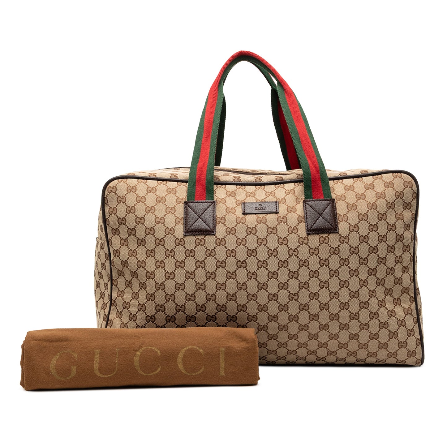 Gucci GG Canvas Web Travel Bag