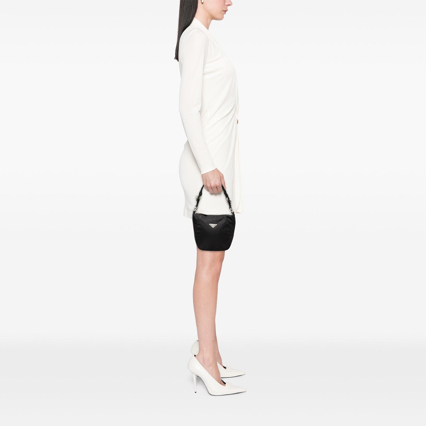Prada Tessuto Braided Handbag