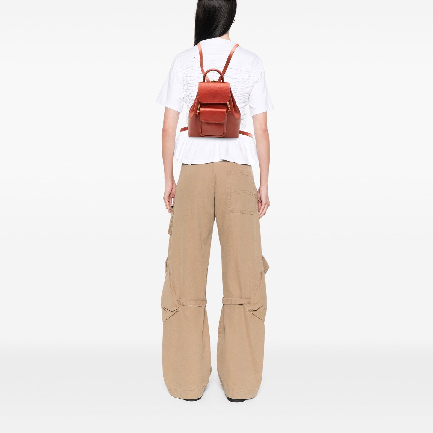 LOEWE Leather Velazquez Twist Backpack