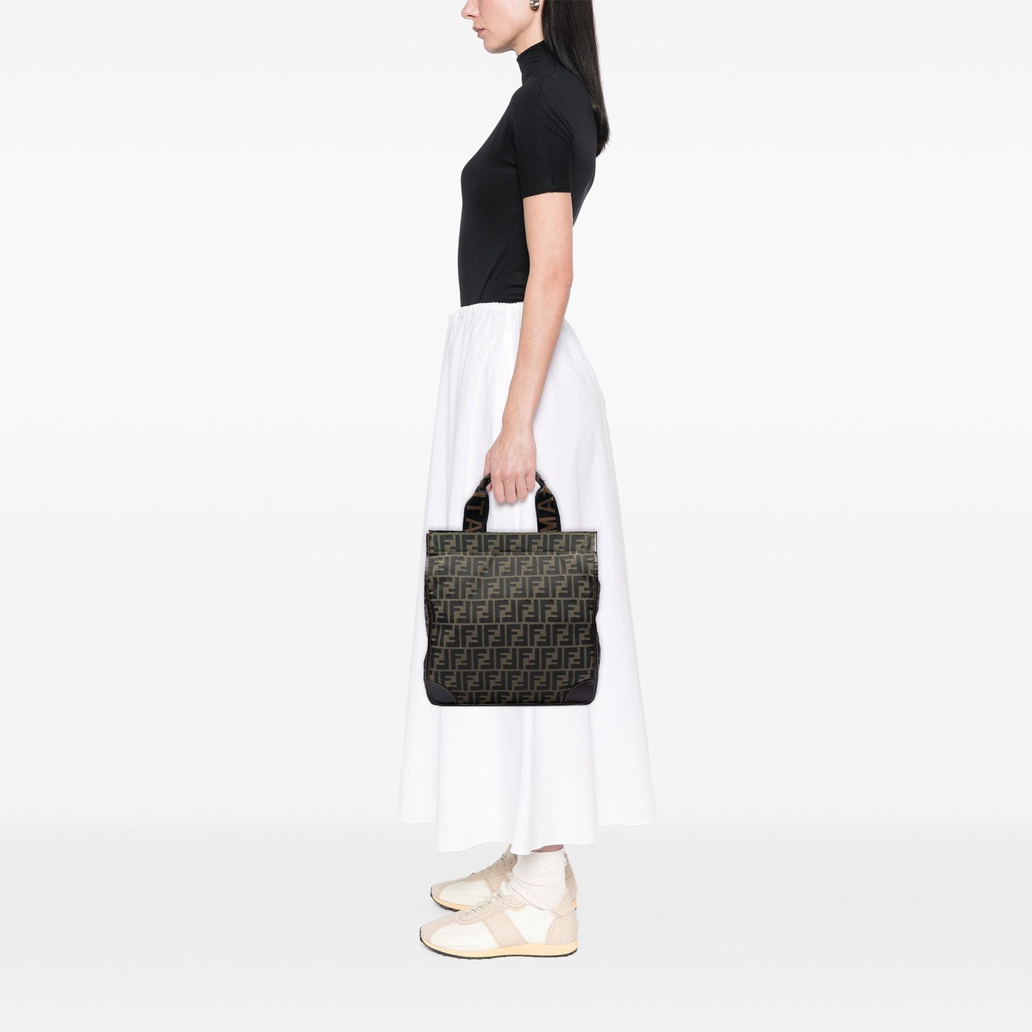 Fendi Zucca Canvas Shopping Tote