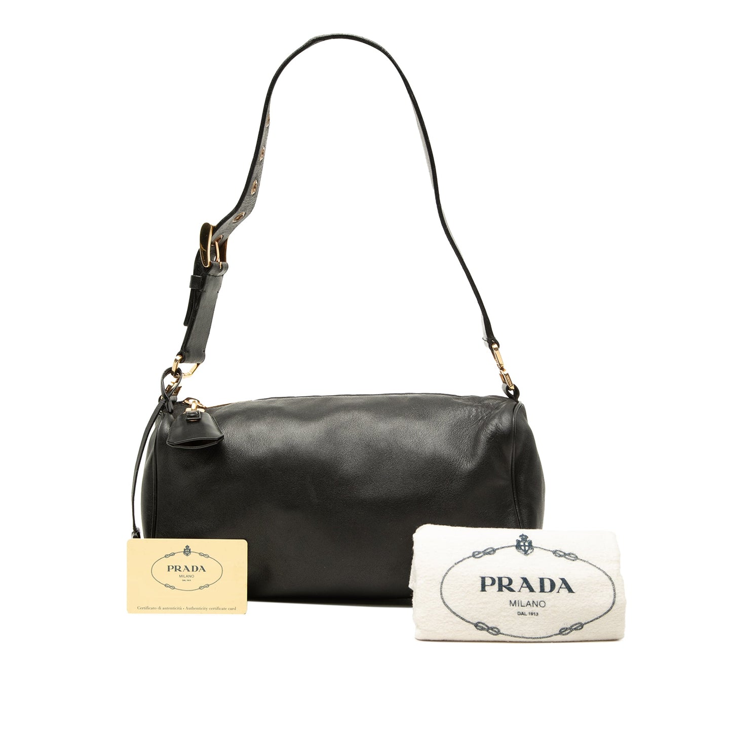 Prada Soft Calf Shoulder Bag
