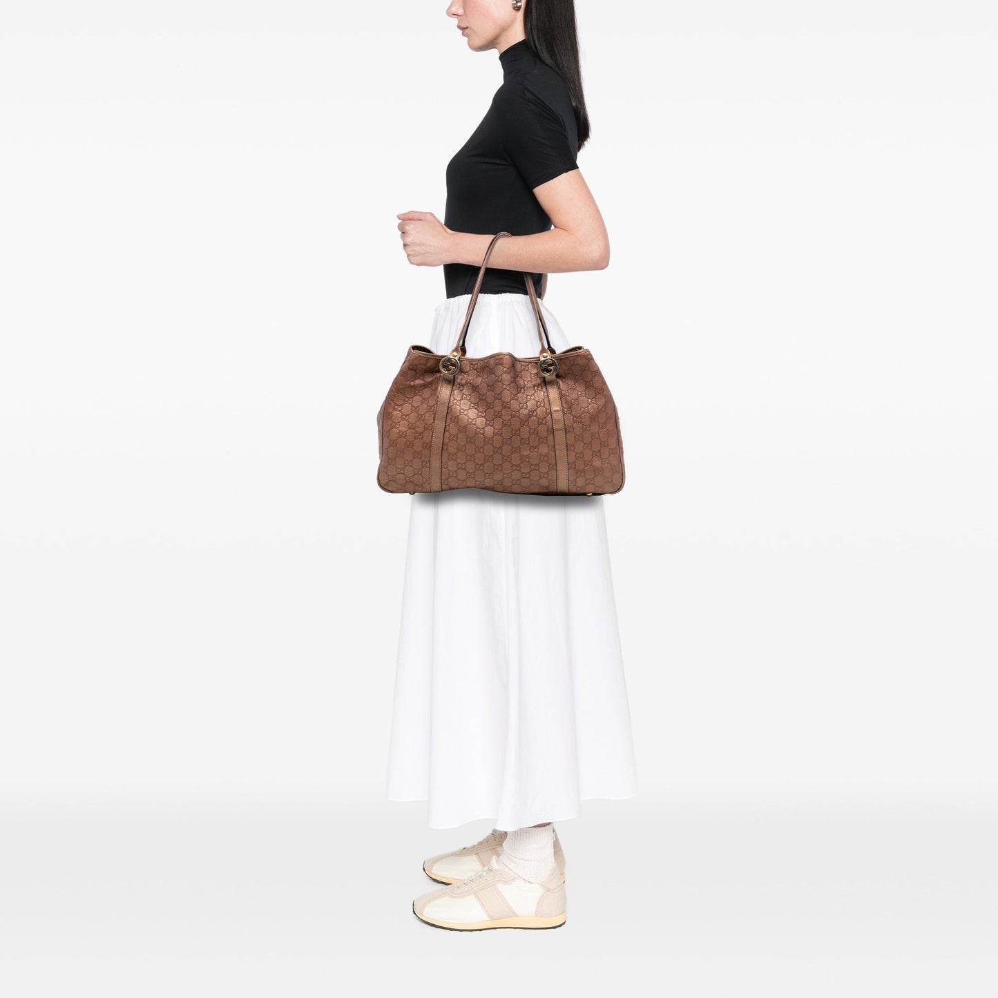 Gucci Large Guccissima Twins Tote