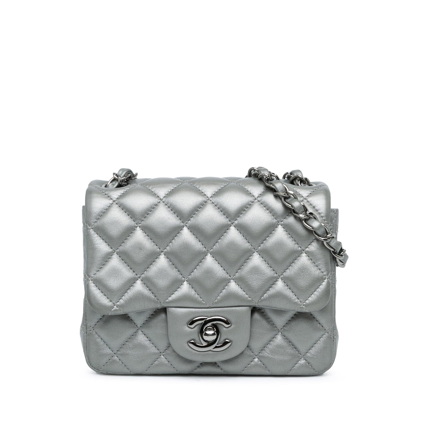 Chanel Mini Square Classic Calfskin Single Flap