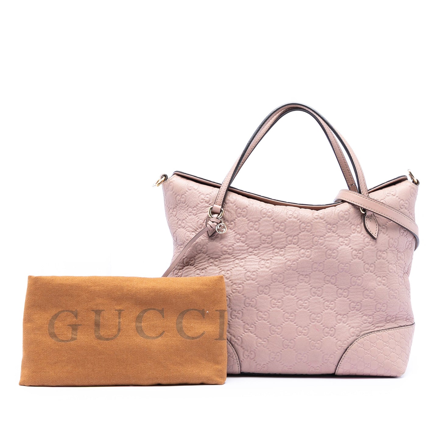 Gucci Medium Guccissima Bree Fold Over Tote