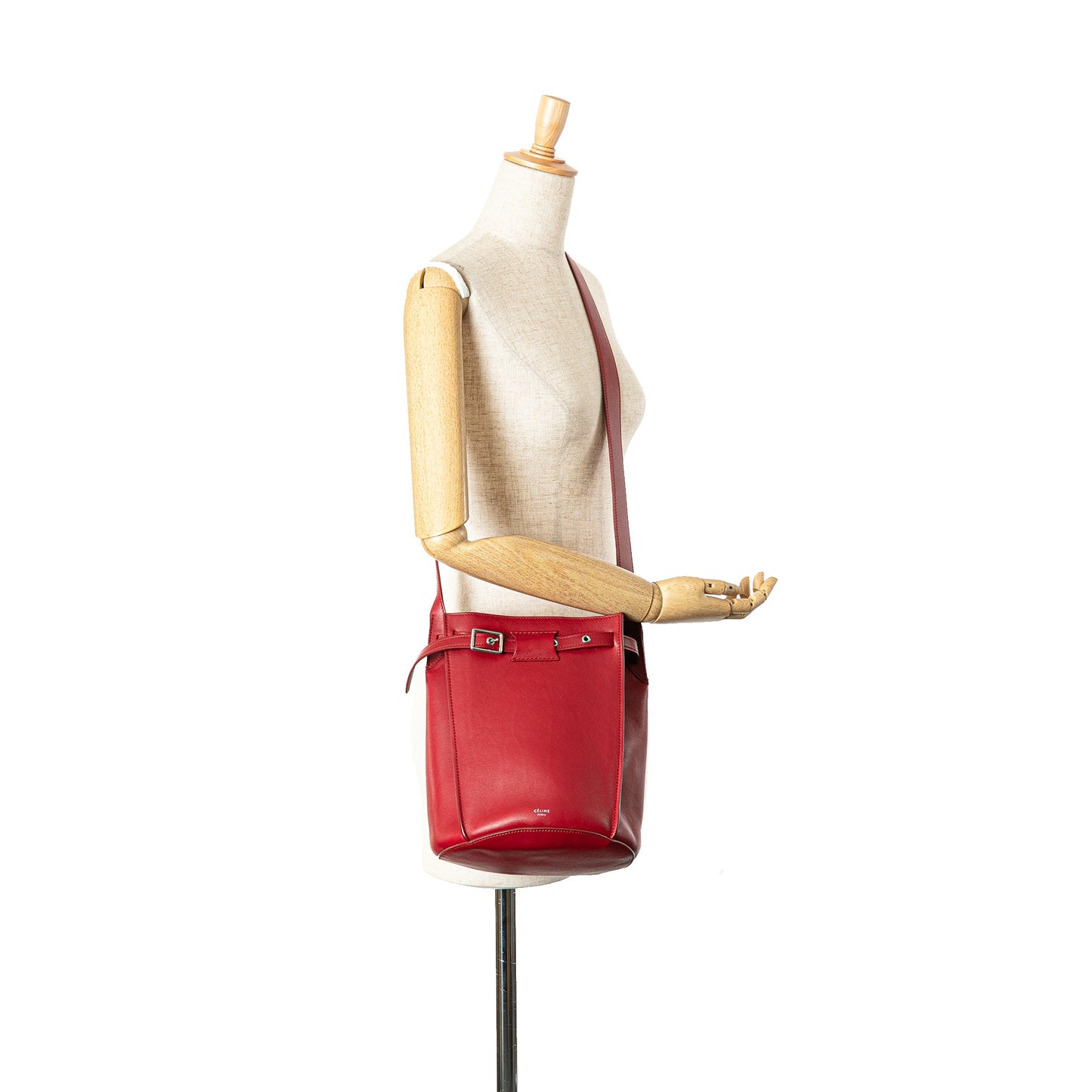 Celine Leather Big Bag Bucket Crossbody