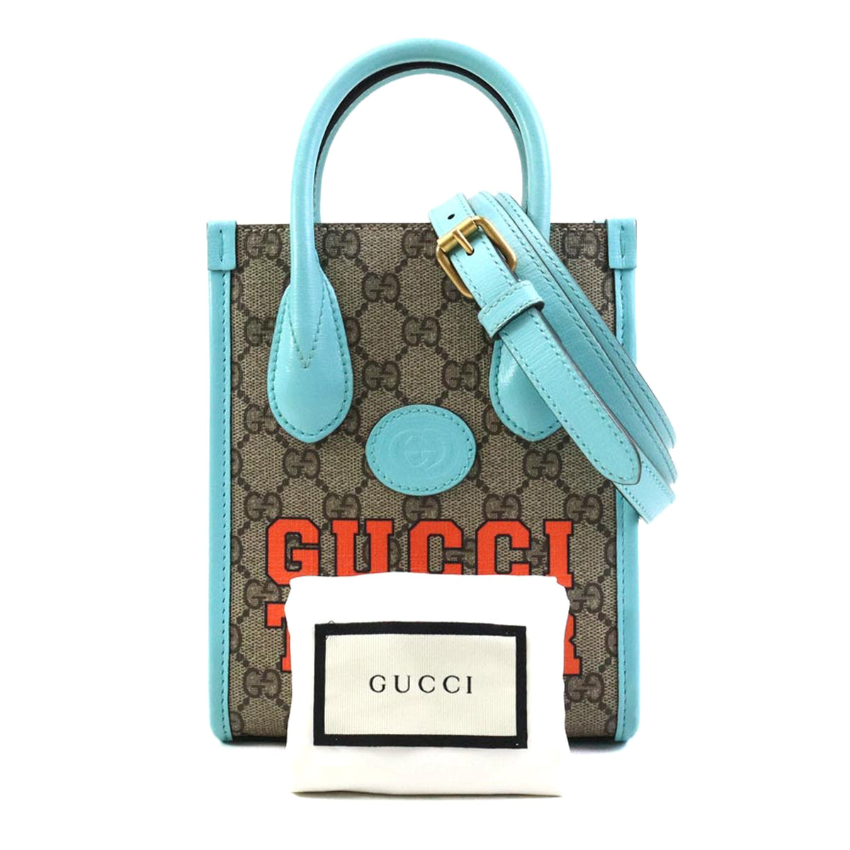 Gucci Mini GG Supreme Web Tiger Retro Interlocking G Satchel