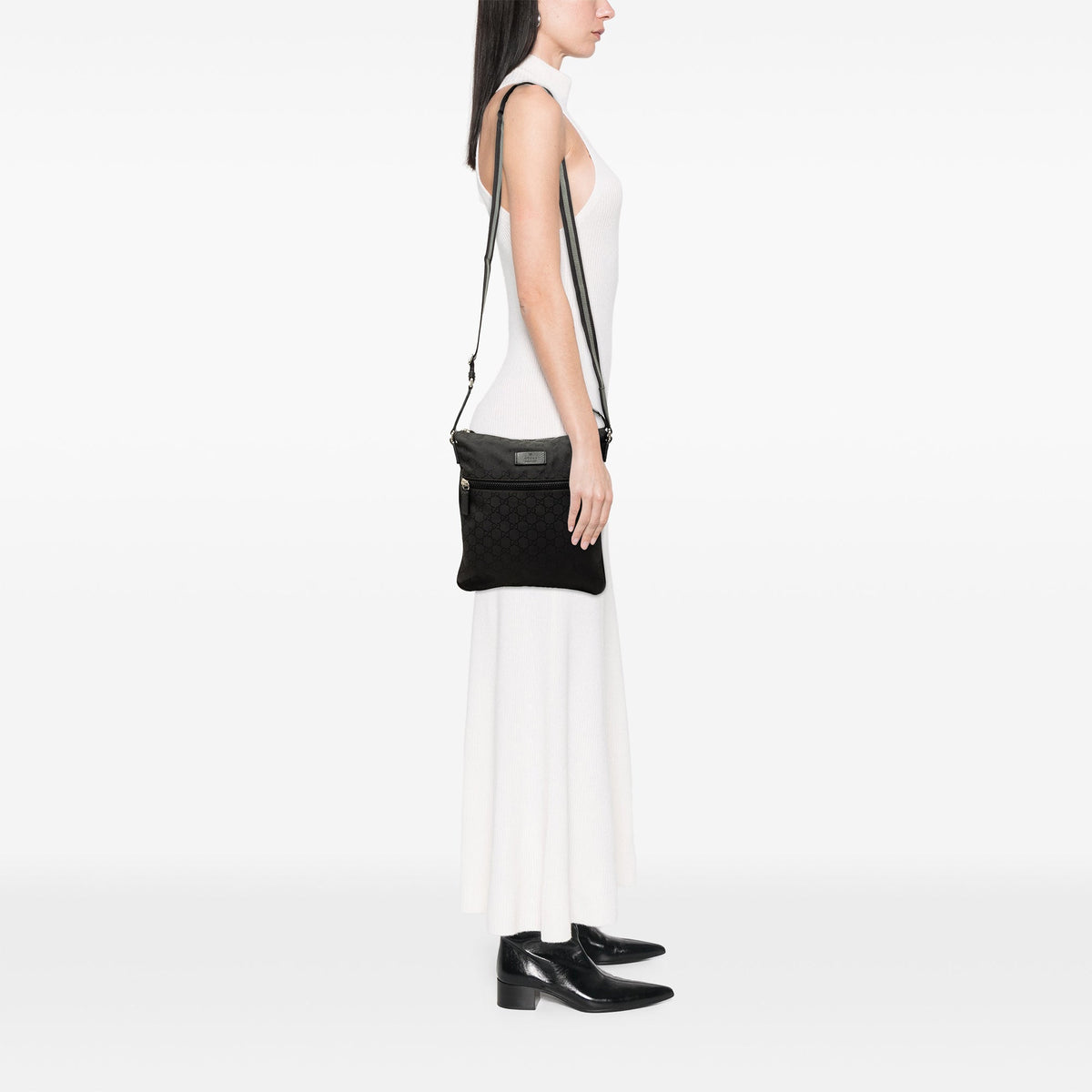 Gucci GG Nylon Web Crossbody