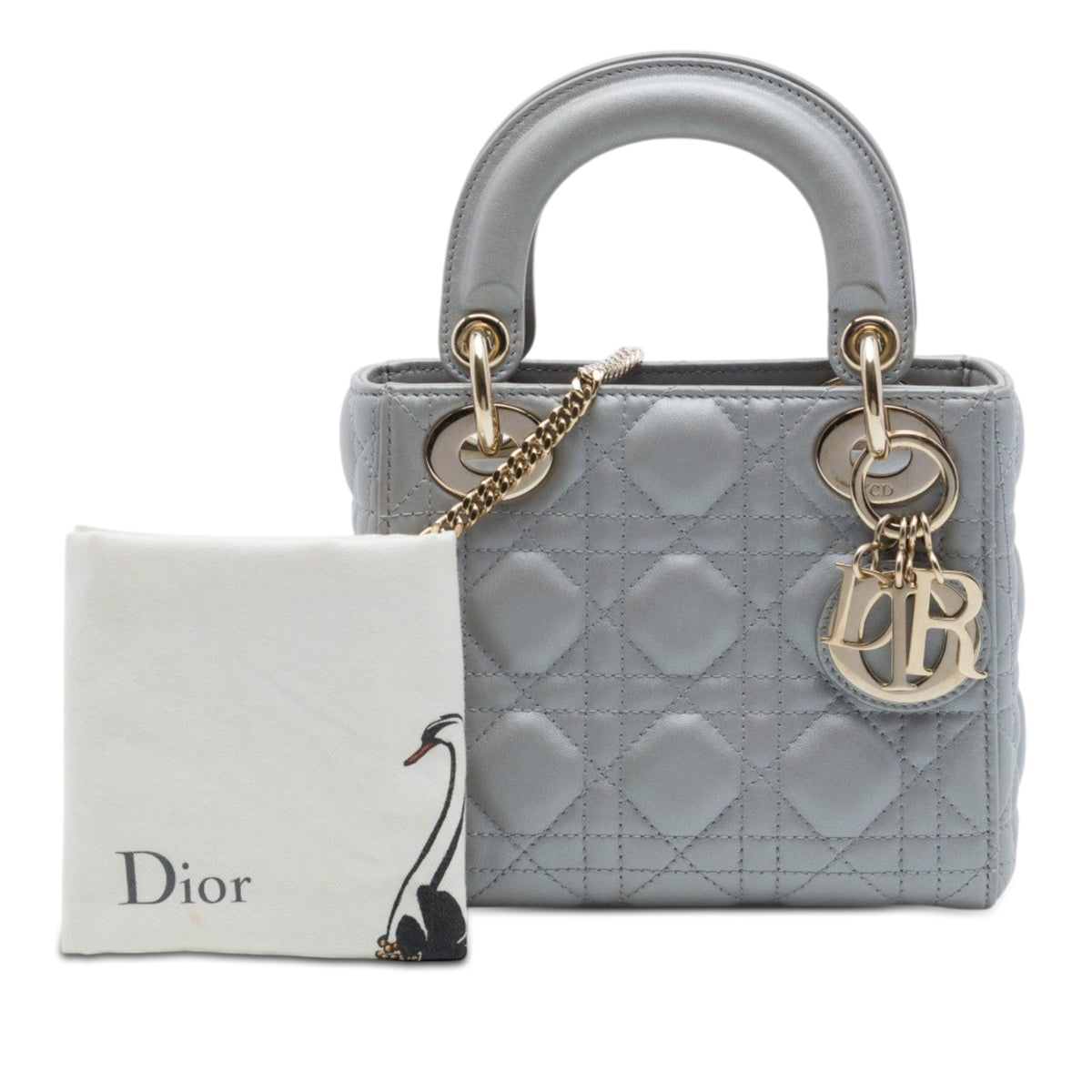 Dior Mini Lambskin Cannage Lady Dior