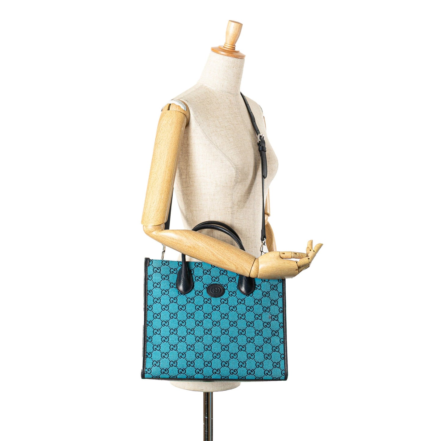 Gucci Small GG Canvas Interlocking G Tote