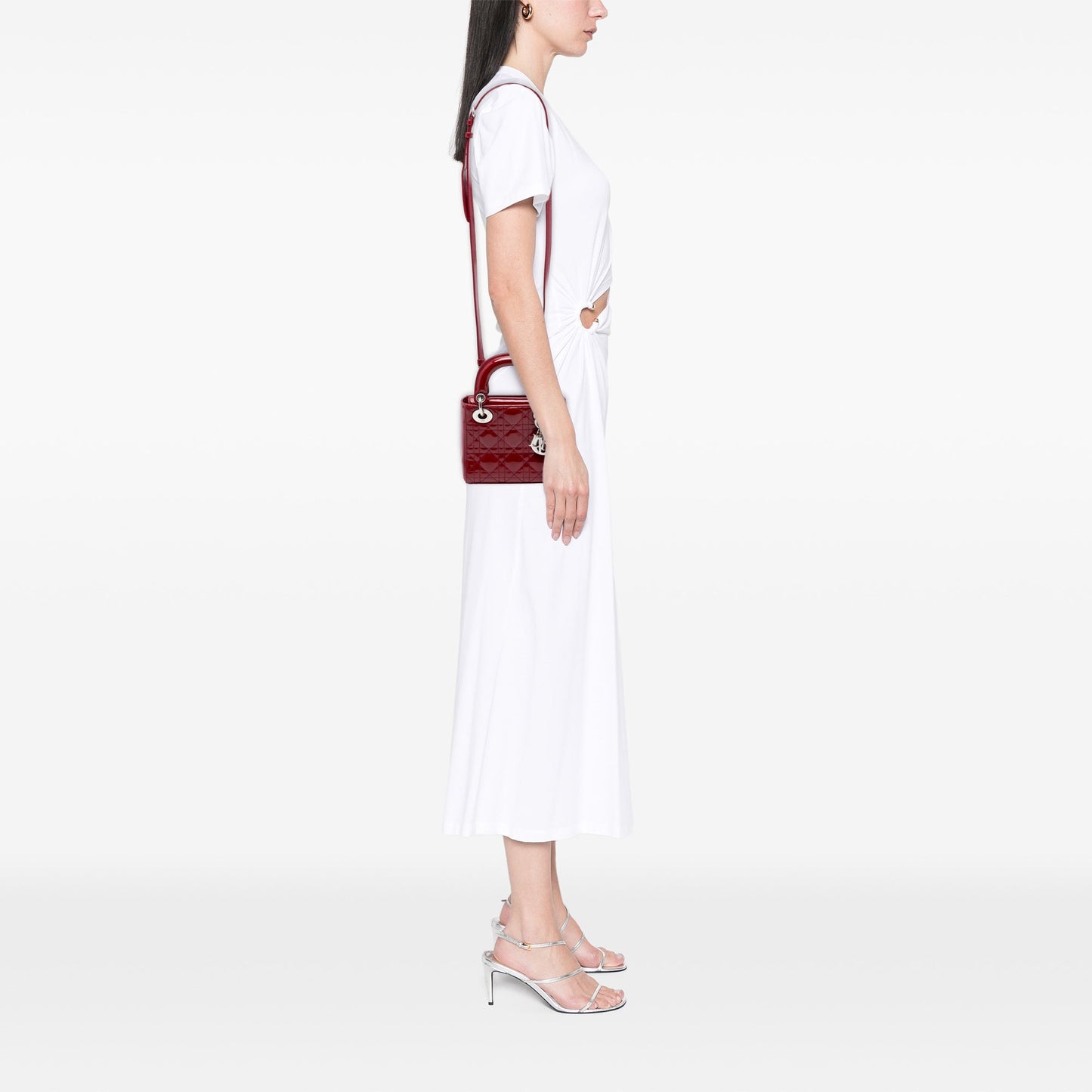Dior Mini Patent Cannage Lady Dior