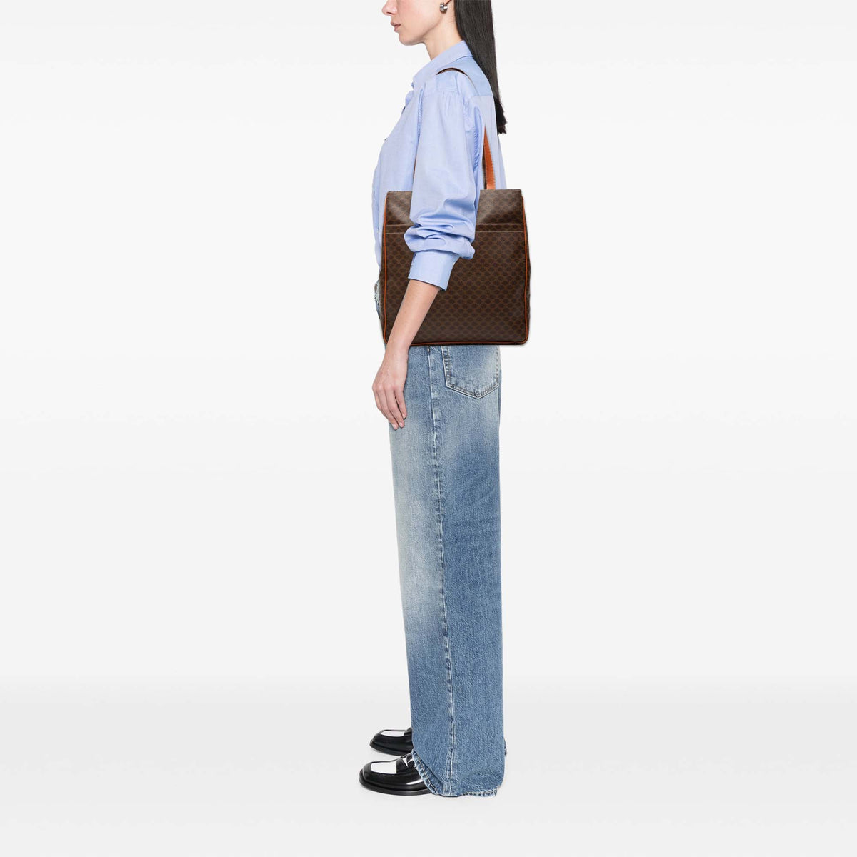 Celine Macadam Coated Canvas Tote