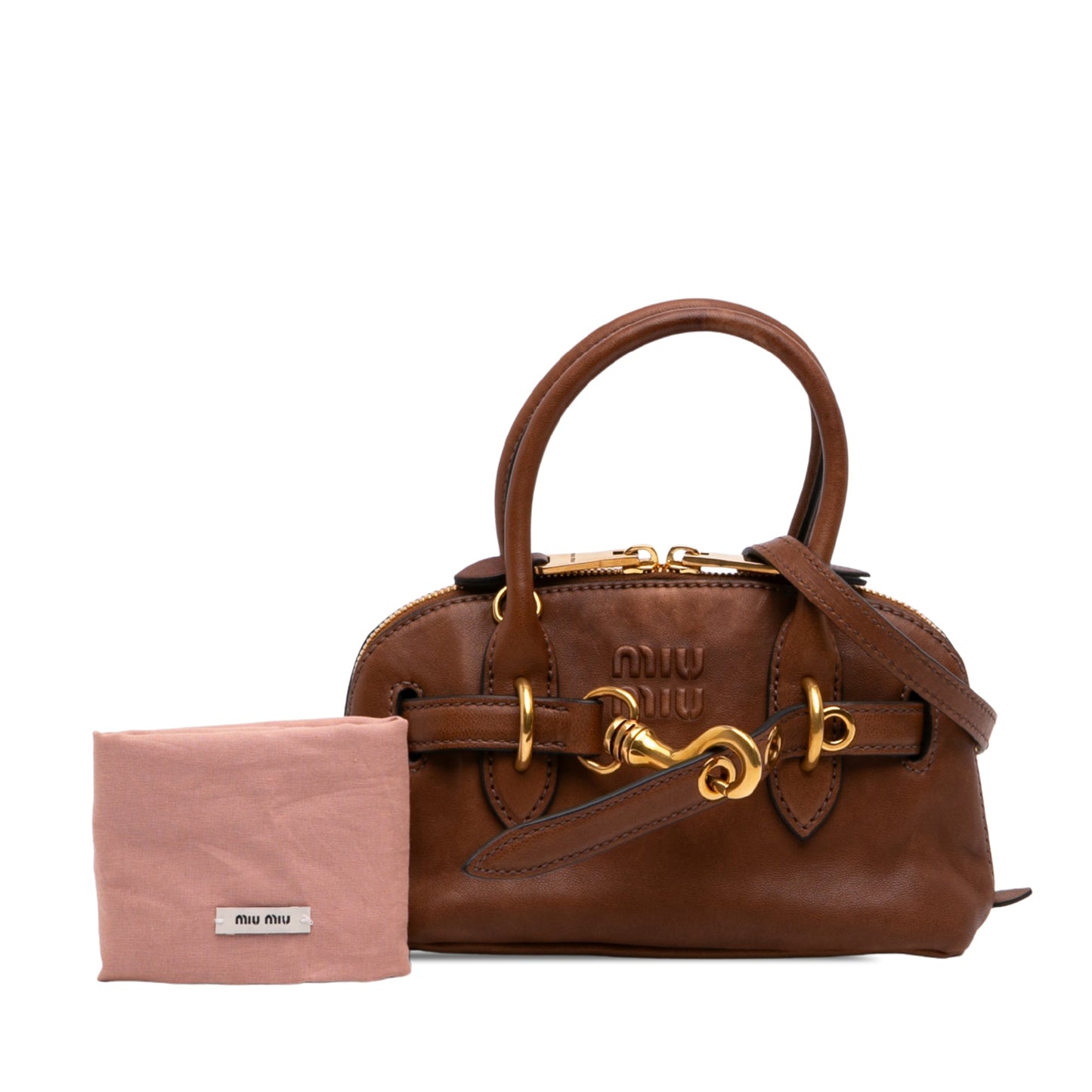 Miu Miu Mini Nappa Aventure Satchel