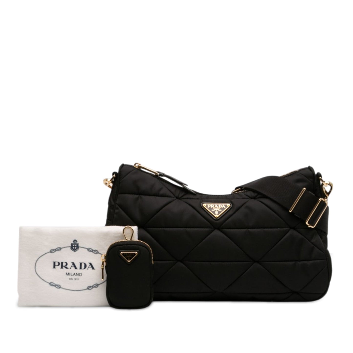 Large Padded Re Nylon Crossbody