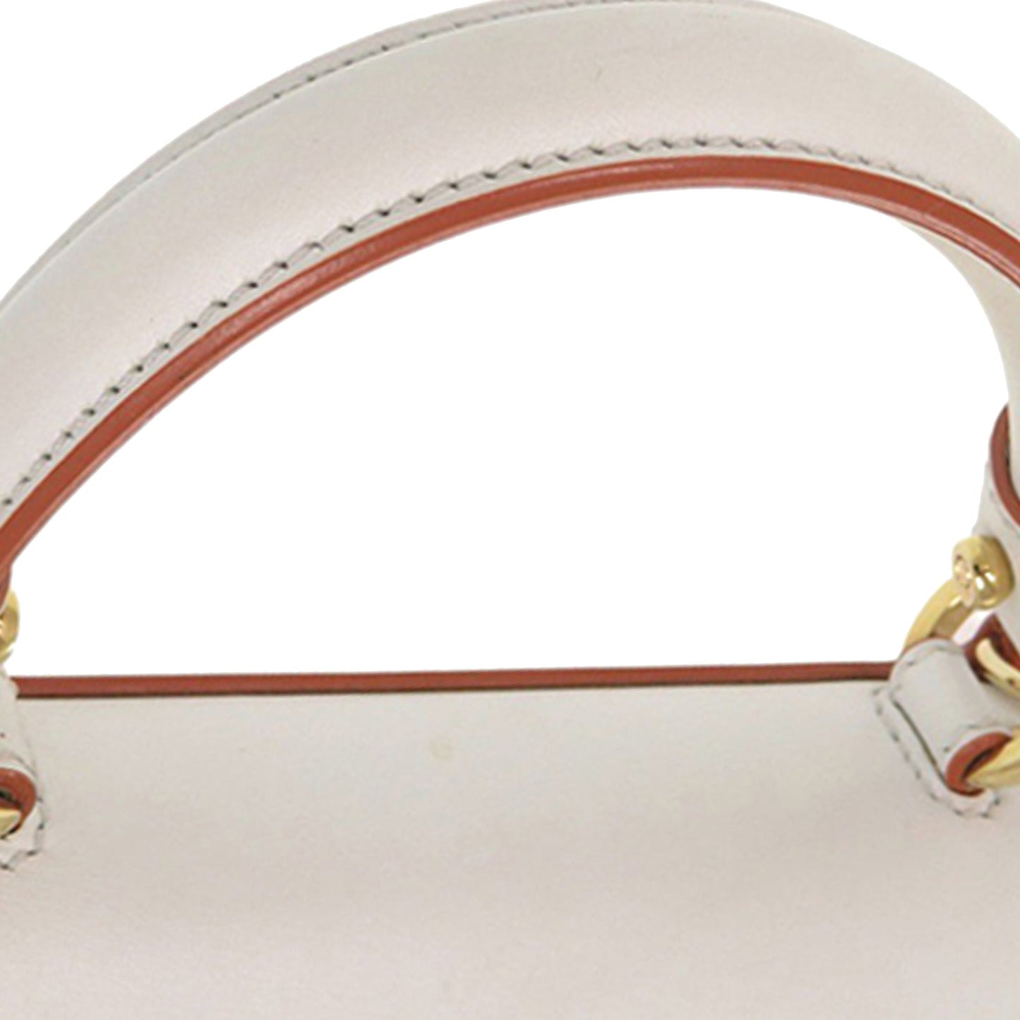 Small Tricolor Leather Gancini Sofia Satchel