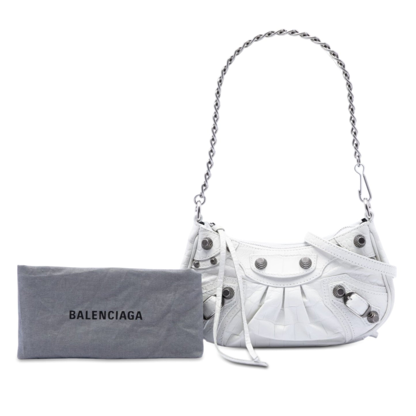 Balenciaga Mini Embossed Leather Motocross Le Cagole