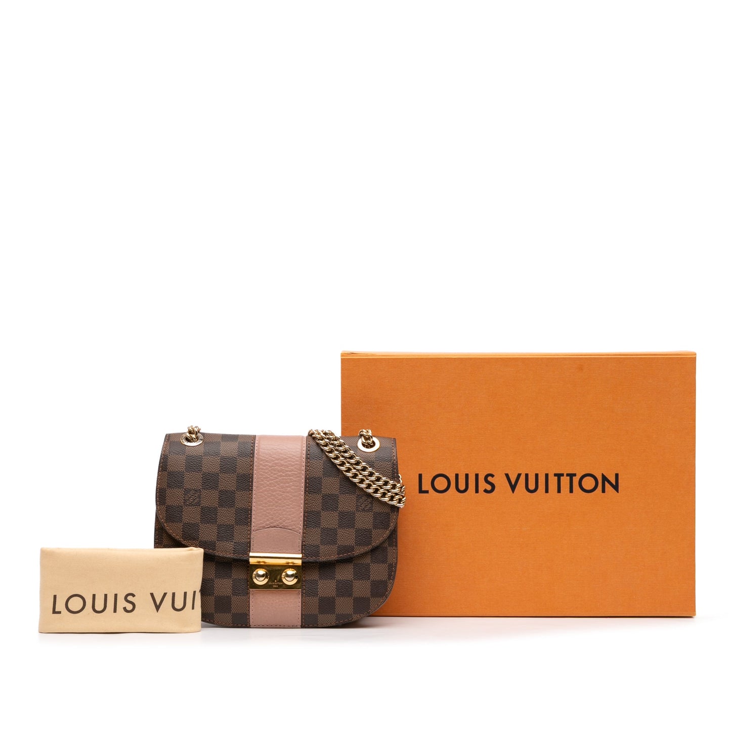 Louis Vuitton Damier Ebene Cuir Taurillon Wight